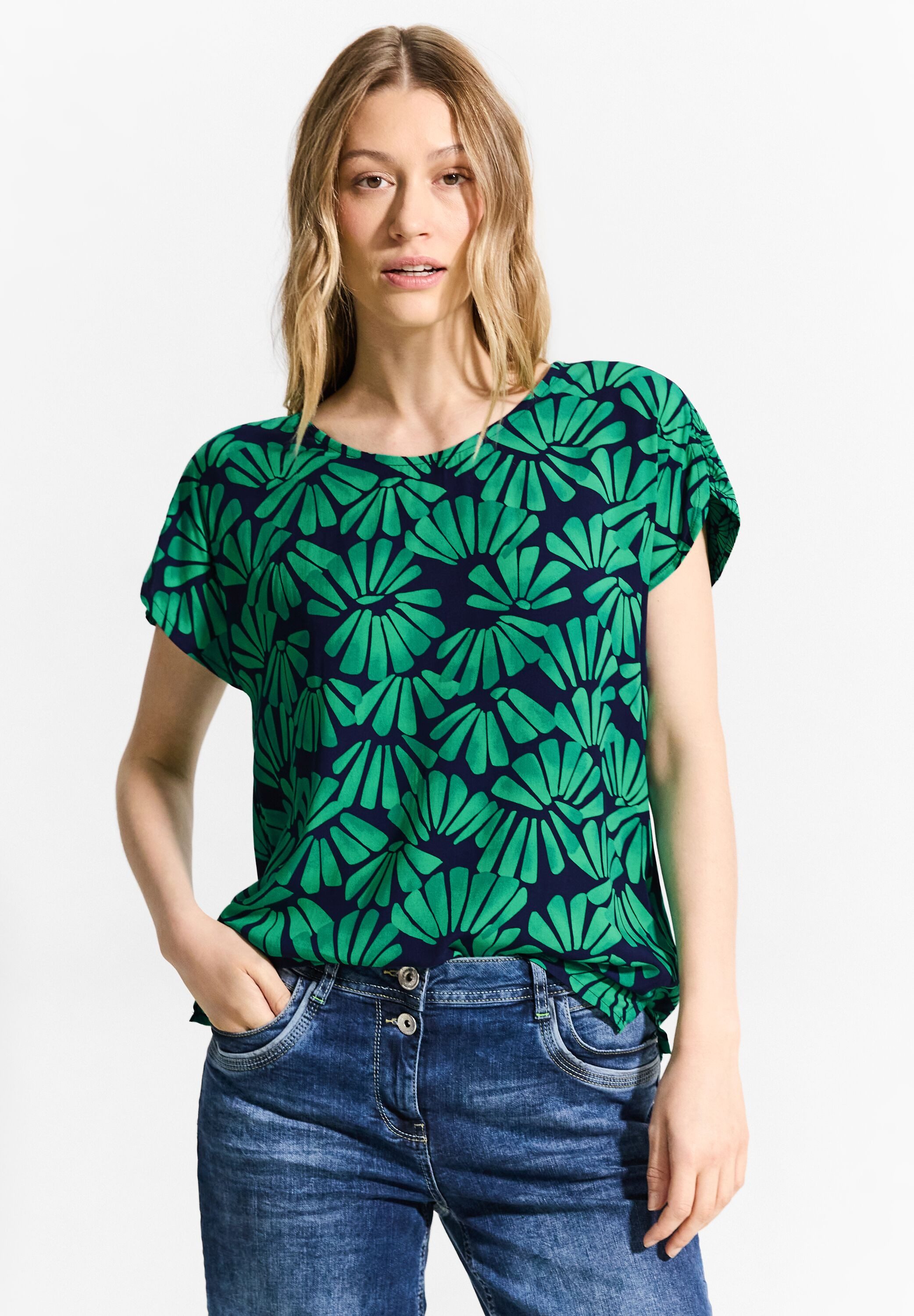 Cecil Blouse met korte mouwen met print all-over