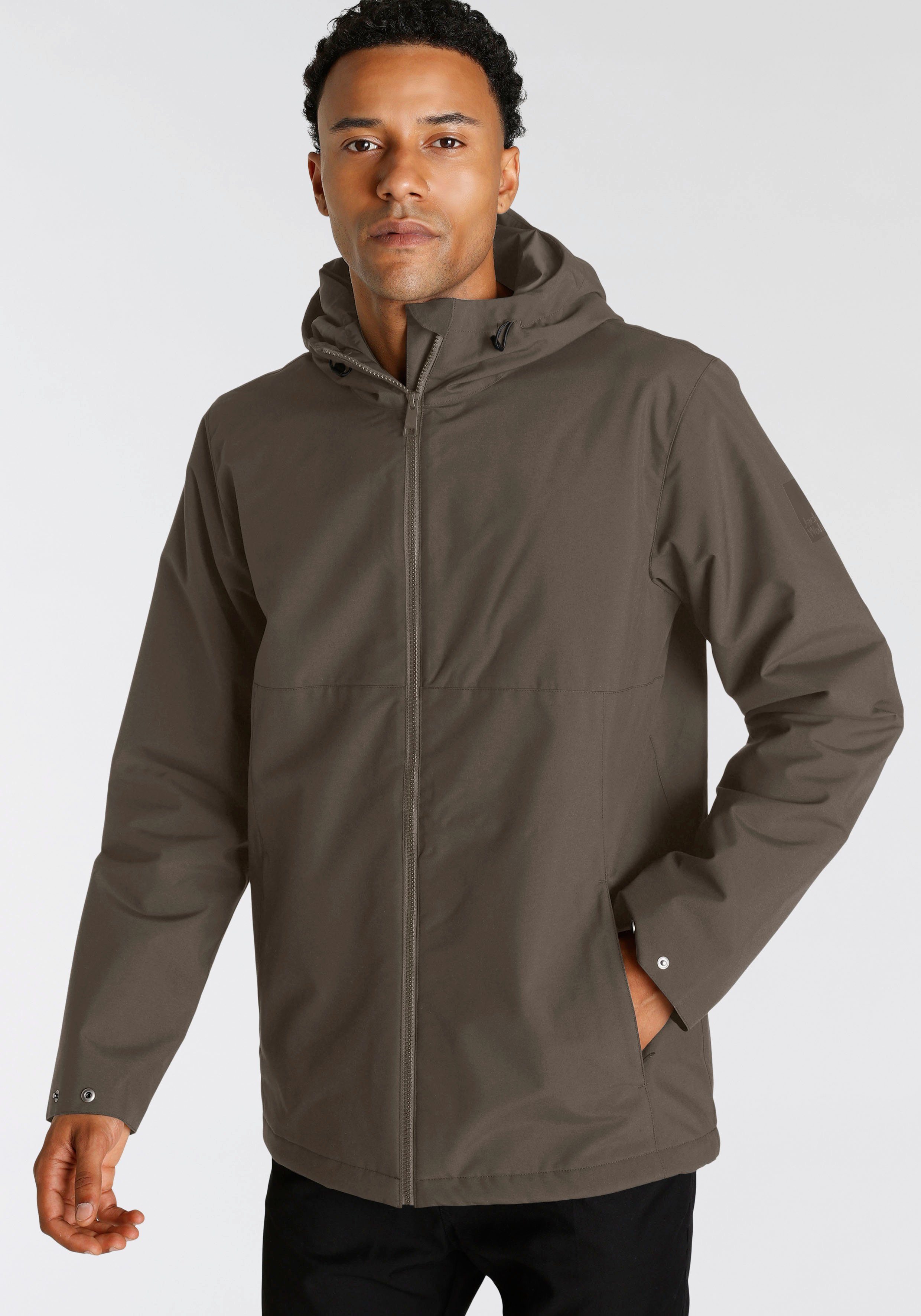 Jack Wolfskin Functioneel jack NOSTA outdoorjas Waterafstotend en winddicht, overgangsjas