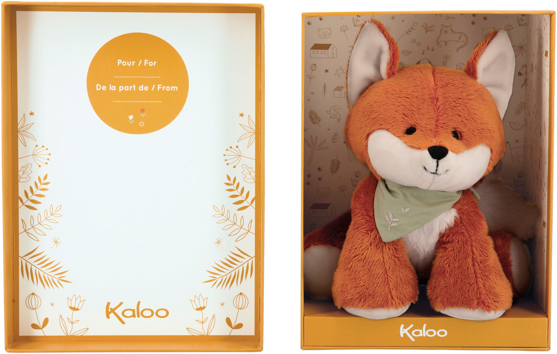 Kaloo Knuffelbeest Les Amis Fuchs, 17 cm