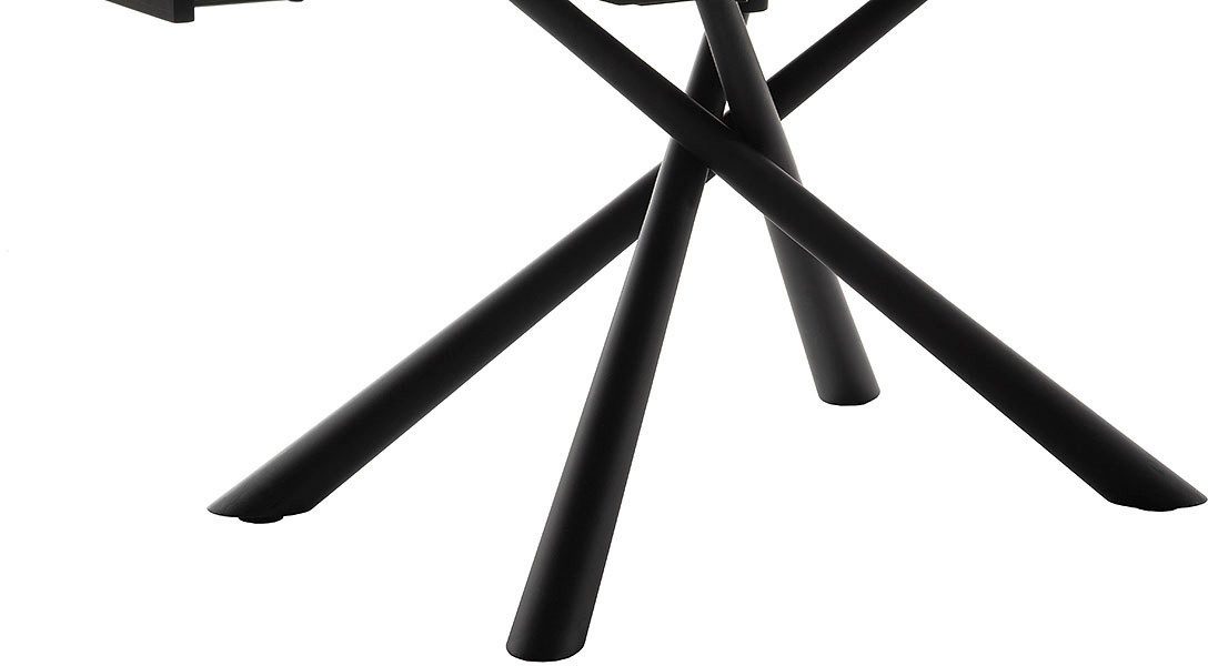 MCA furniture Eettafel NICOSIA vierpoot tafel 130-190 cm Keramiek, metaal, rotatieschuif, uittrekbaar, tafelblad 11 mm