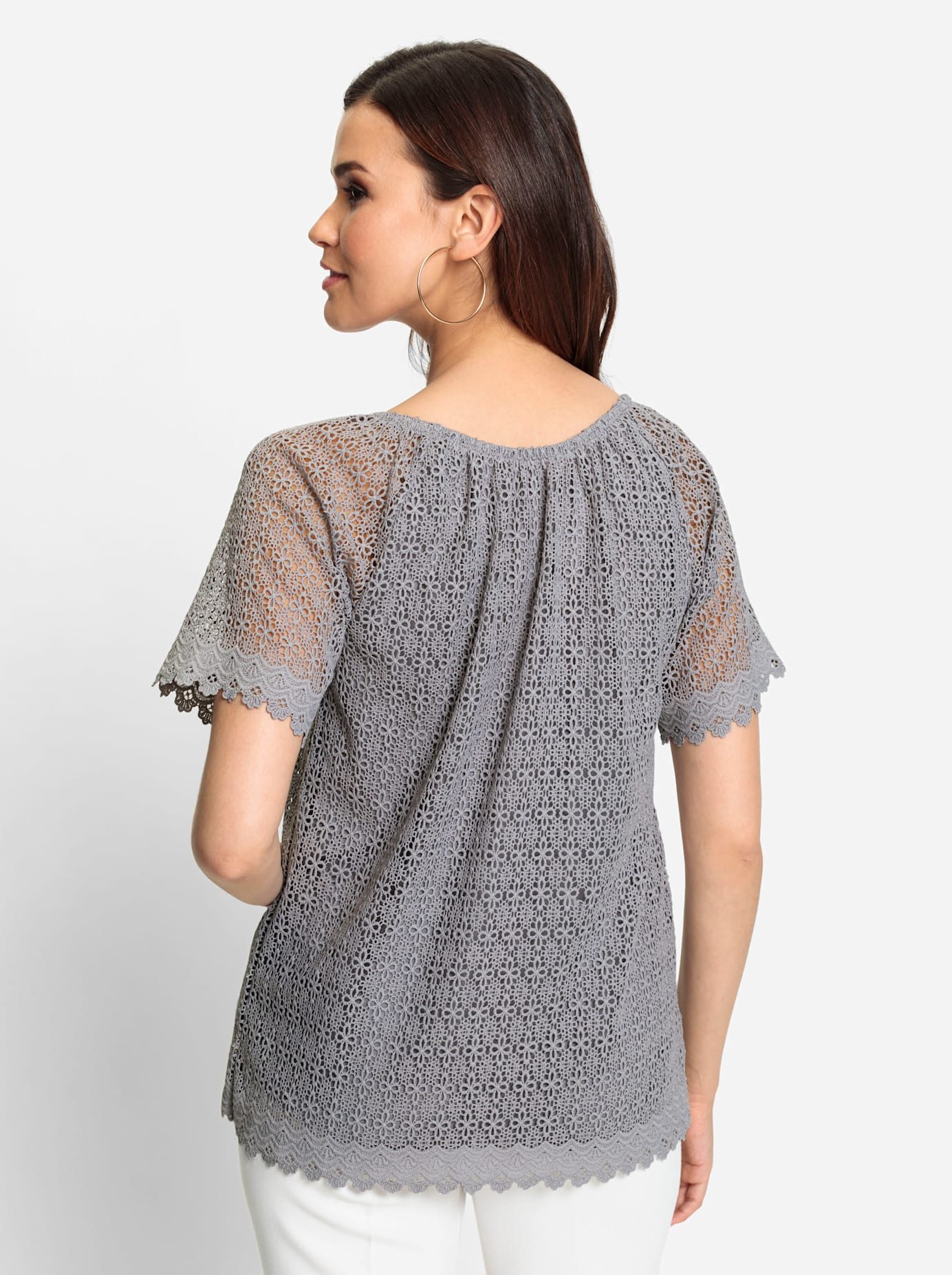 Lady Kanten Shirt (1-delig)