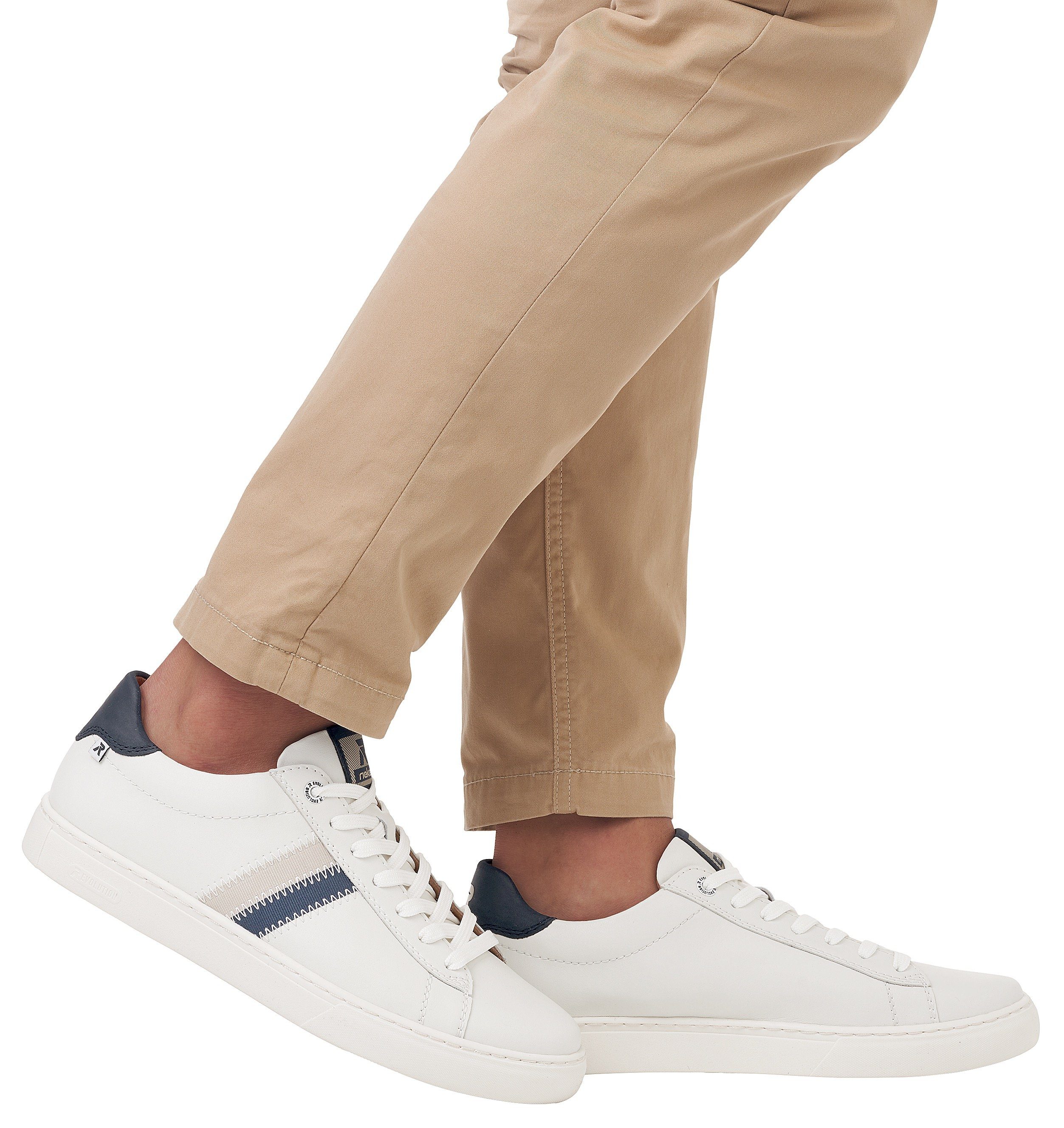 RIEKER Sport Sneakers met leren binnenvoering, vrijetijdsschoen, lage schoen, veterschoen