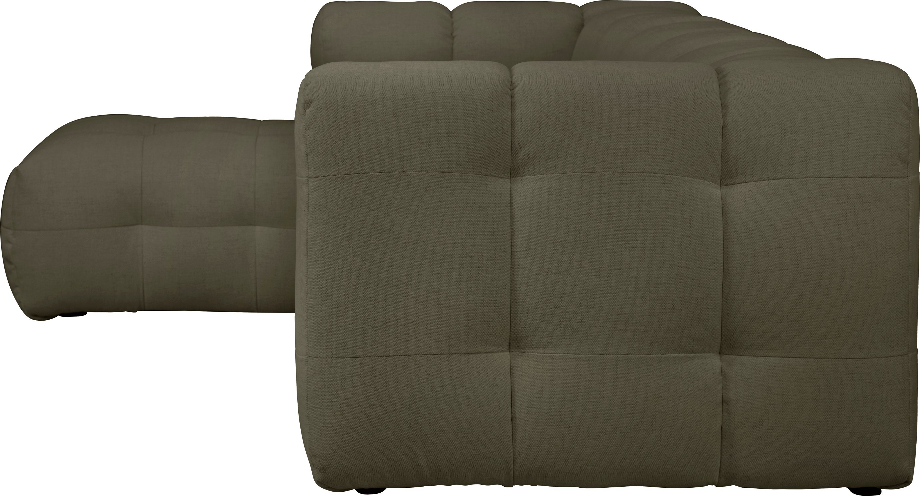 LeGer Home by Lena Gercke Hoekbank TALISHA L-vorm designerbank, moderne quilt, B/D/H: 276/178/75 cm