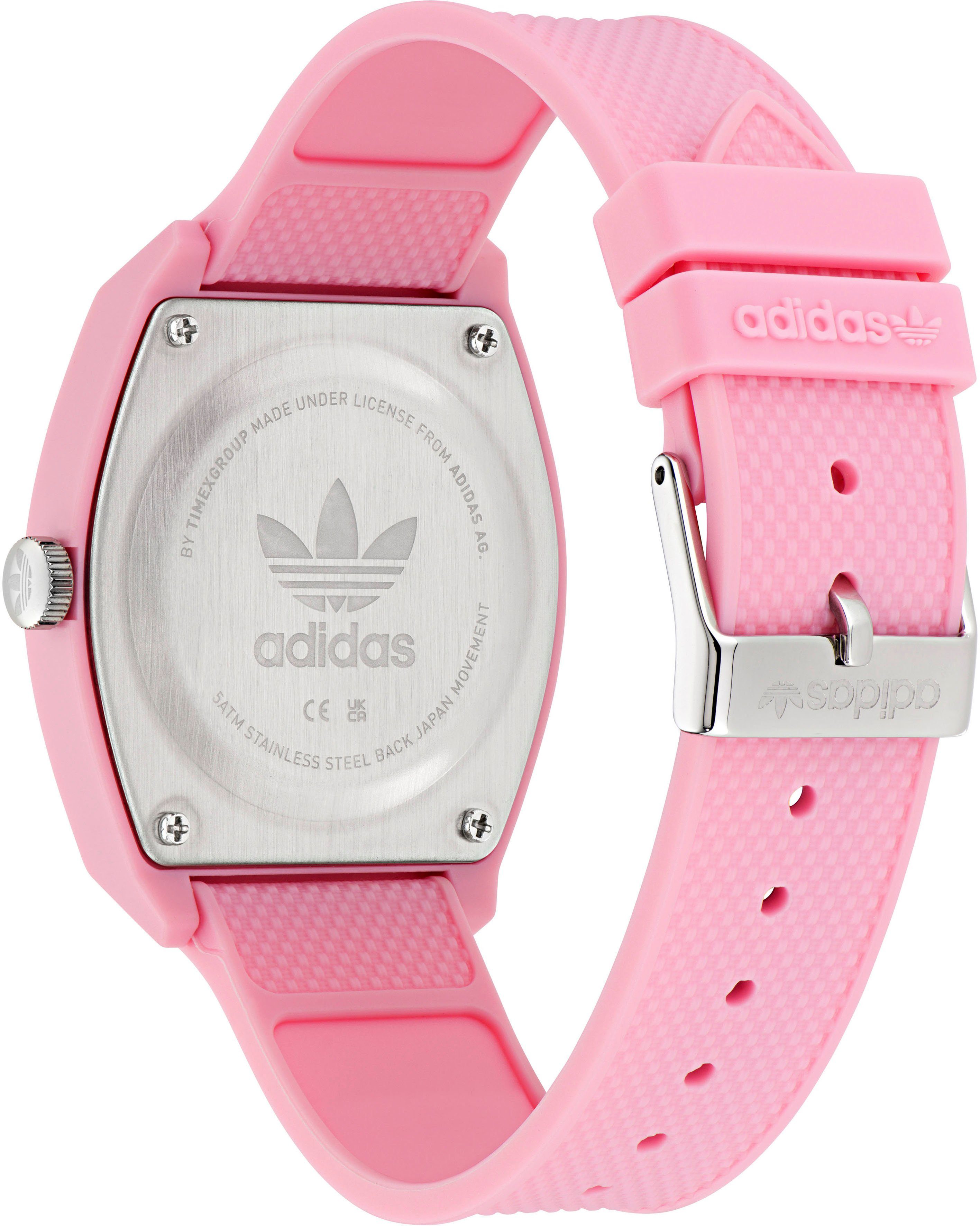 adidas Originals Kwartshorloge PROJECT TWO GRFX Polshorloge, dames, herenhorloge, unisex, analoog