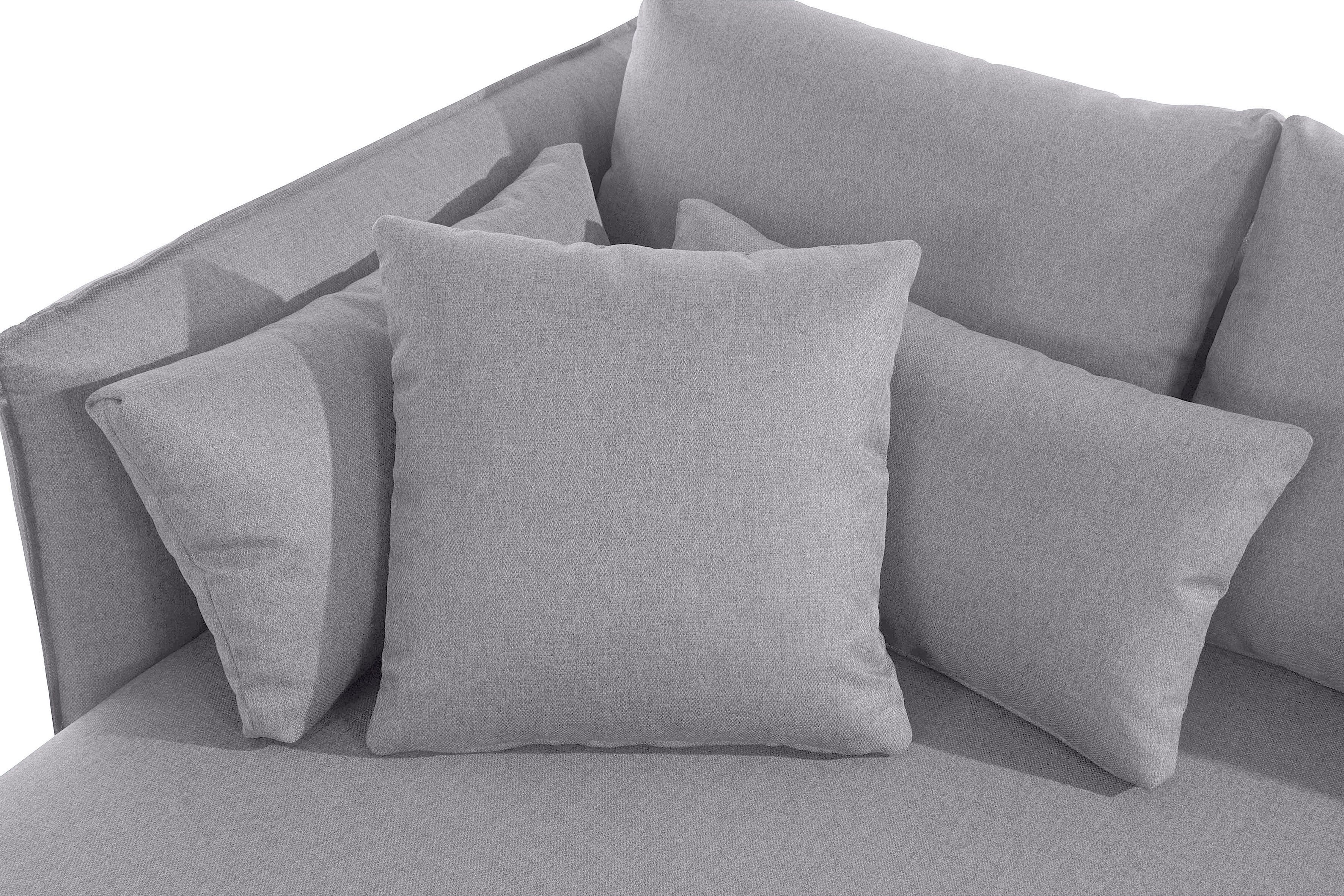 andas Ottomane Nöre korte lounge-module - zelf samenstellen, breedte 138 cm, diepte 128 cm