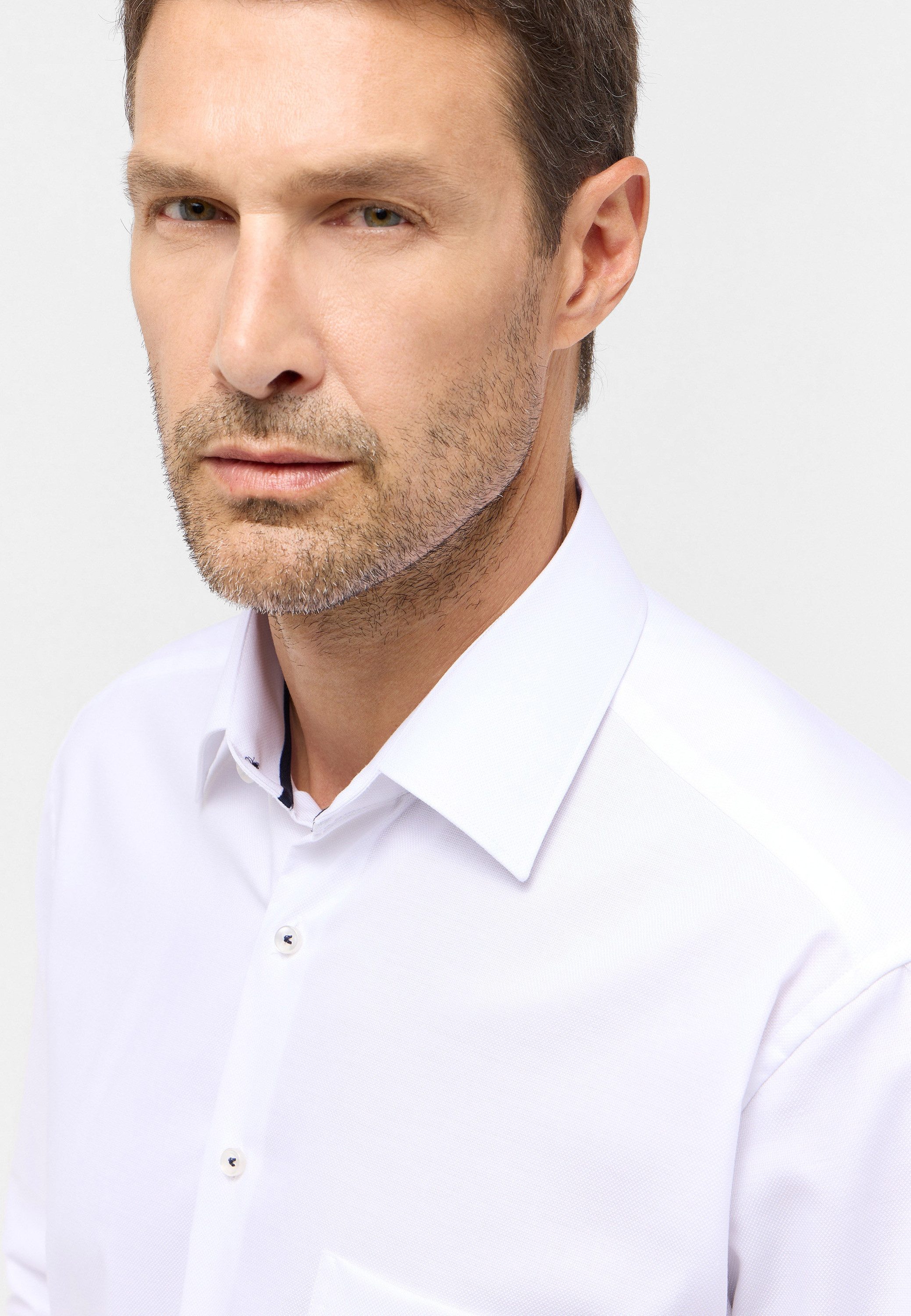 Eterna Overhemd met lange mouwen MODERN FIT NON IRON (strijkvrij)