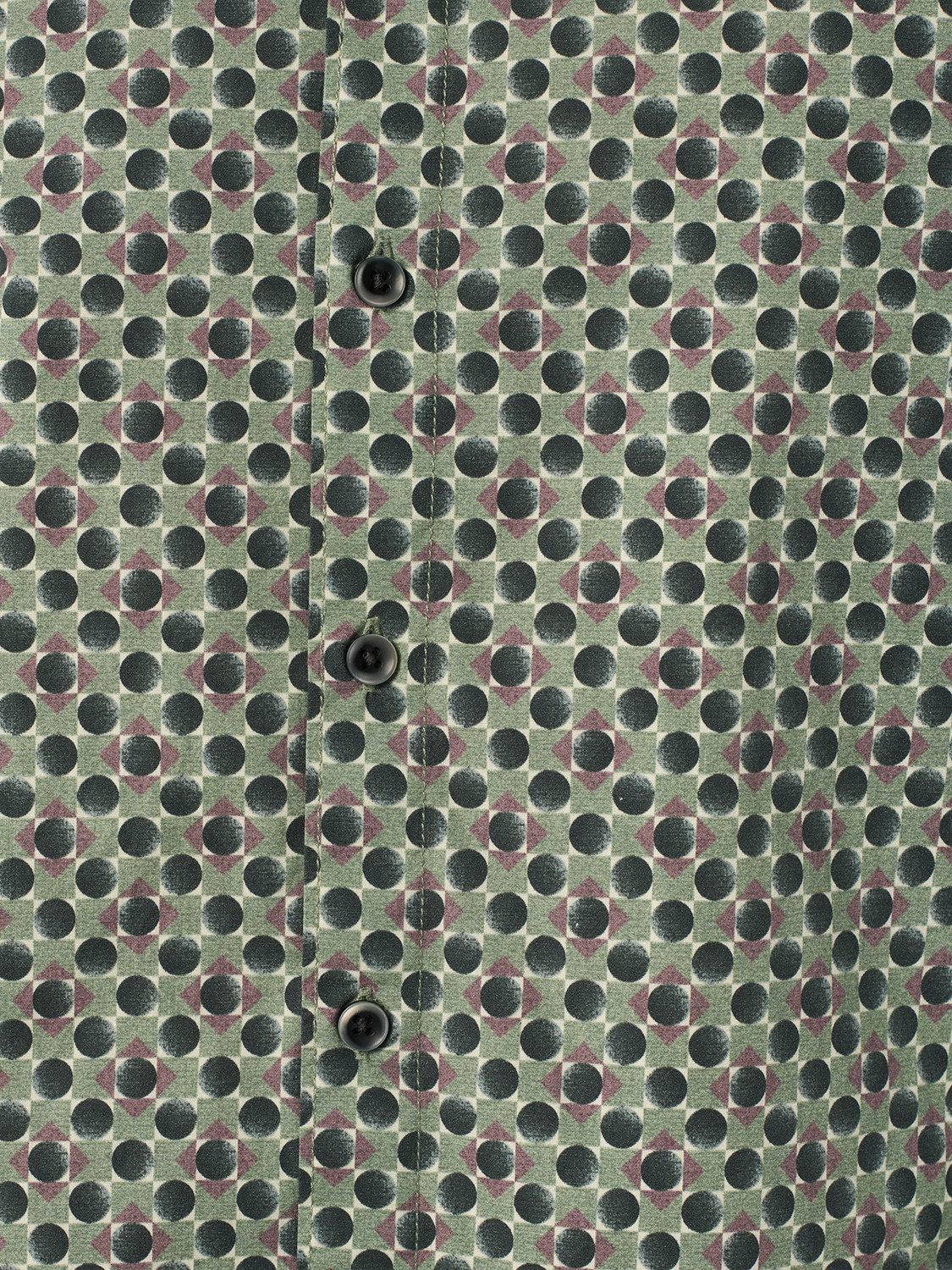 NO EXCESS Overhemd met lange mouwen met grafisch all-over motief
