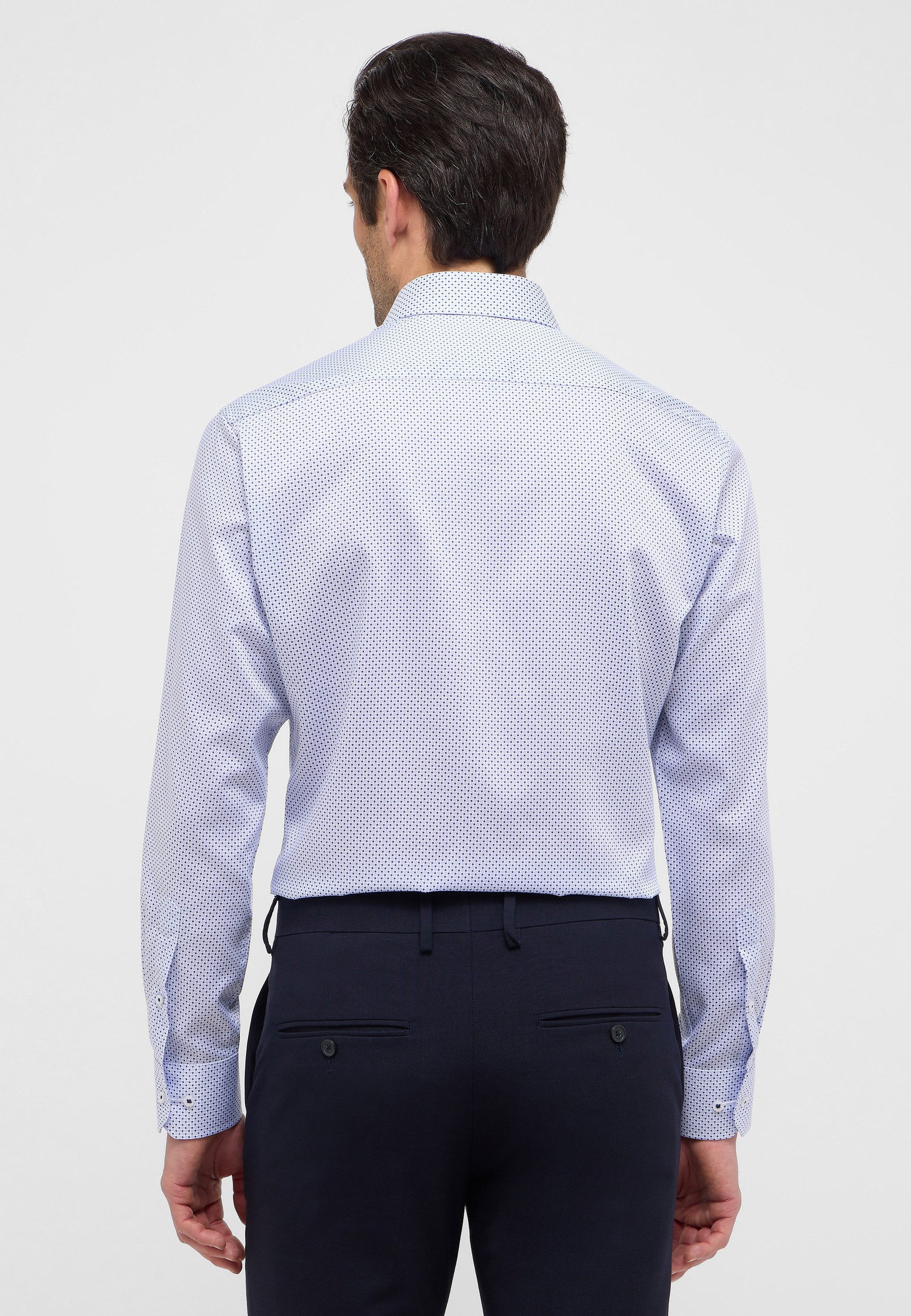 Eterna Overhemd met lange mouwen MODERN FIT NON IRON (strijkvrij)
