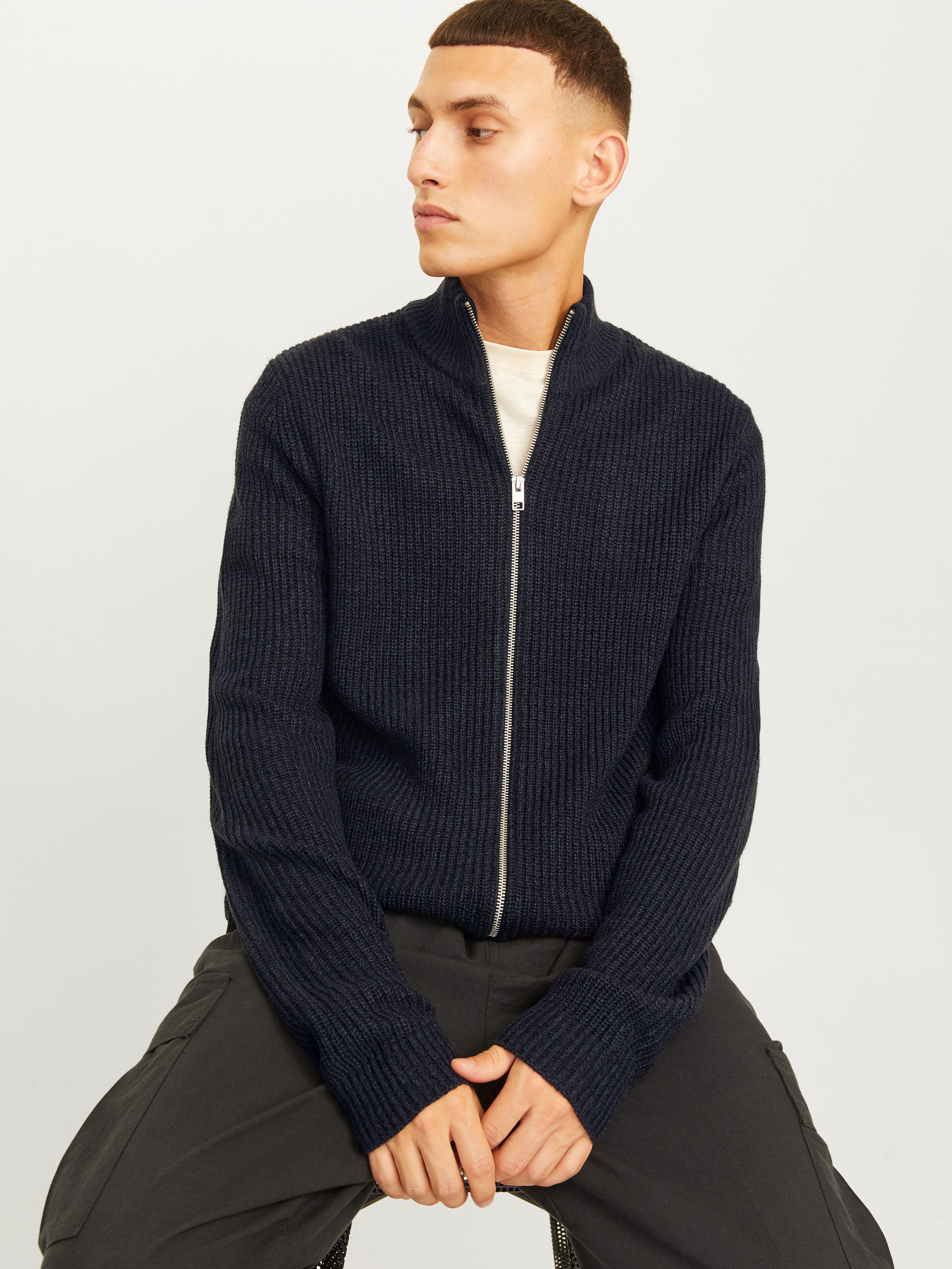 Jack & Jones Vest JJELEWIS KNIT CARDIGAN SN