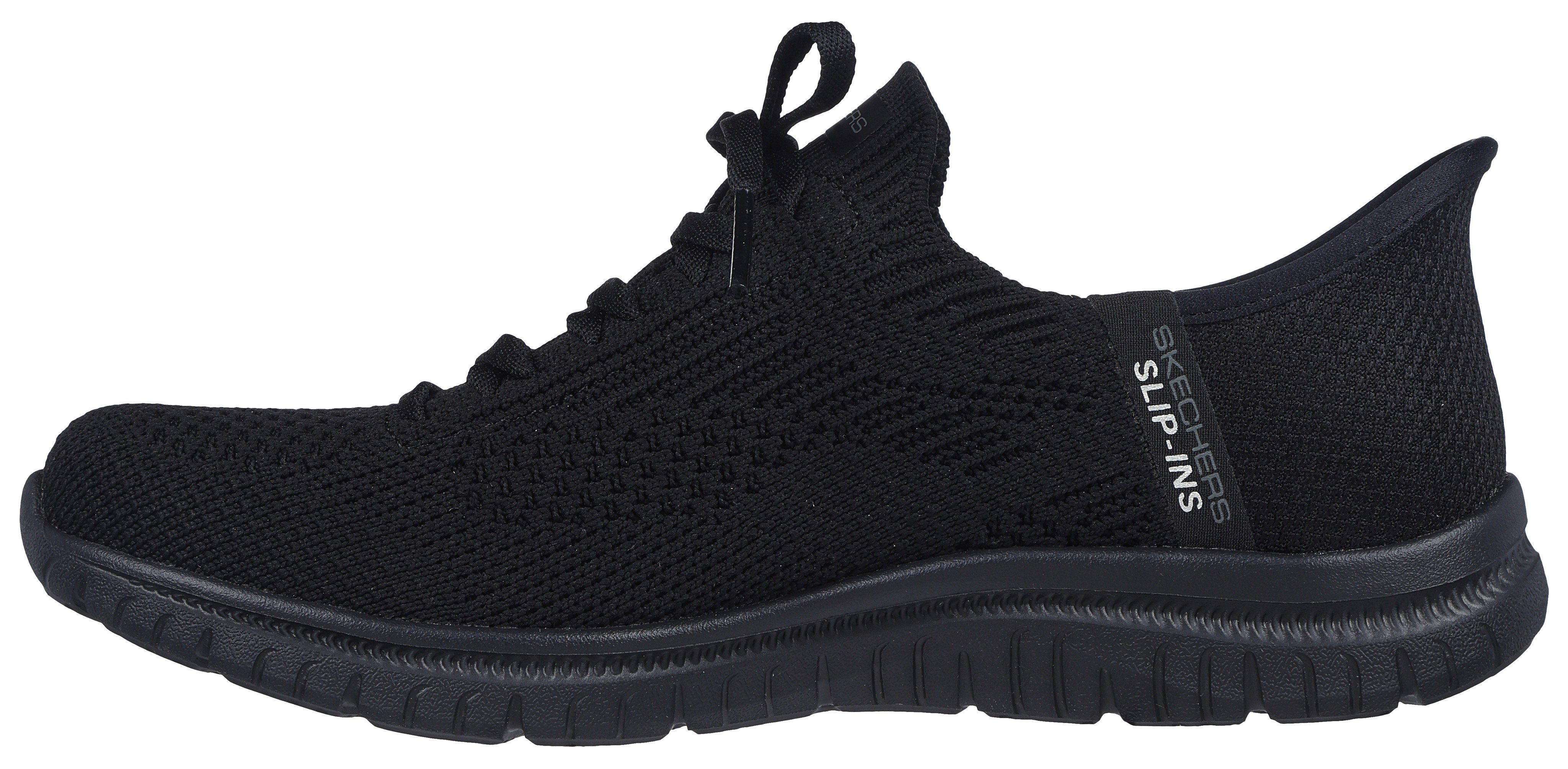 Skechers Slip-on sneakers VIRTUE-DIVINITY Instapschoen, slipper, vrijetijdsschoen met sierveters, om in te stappen