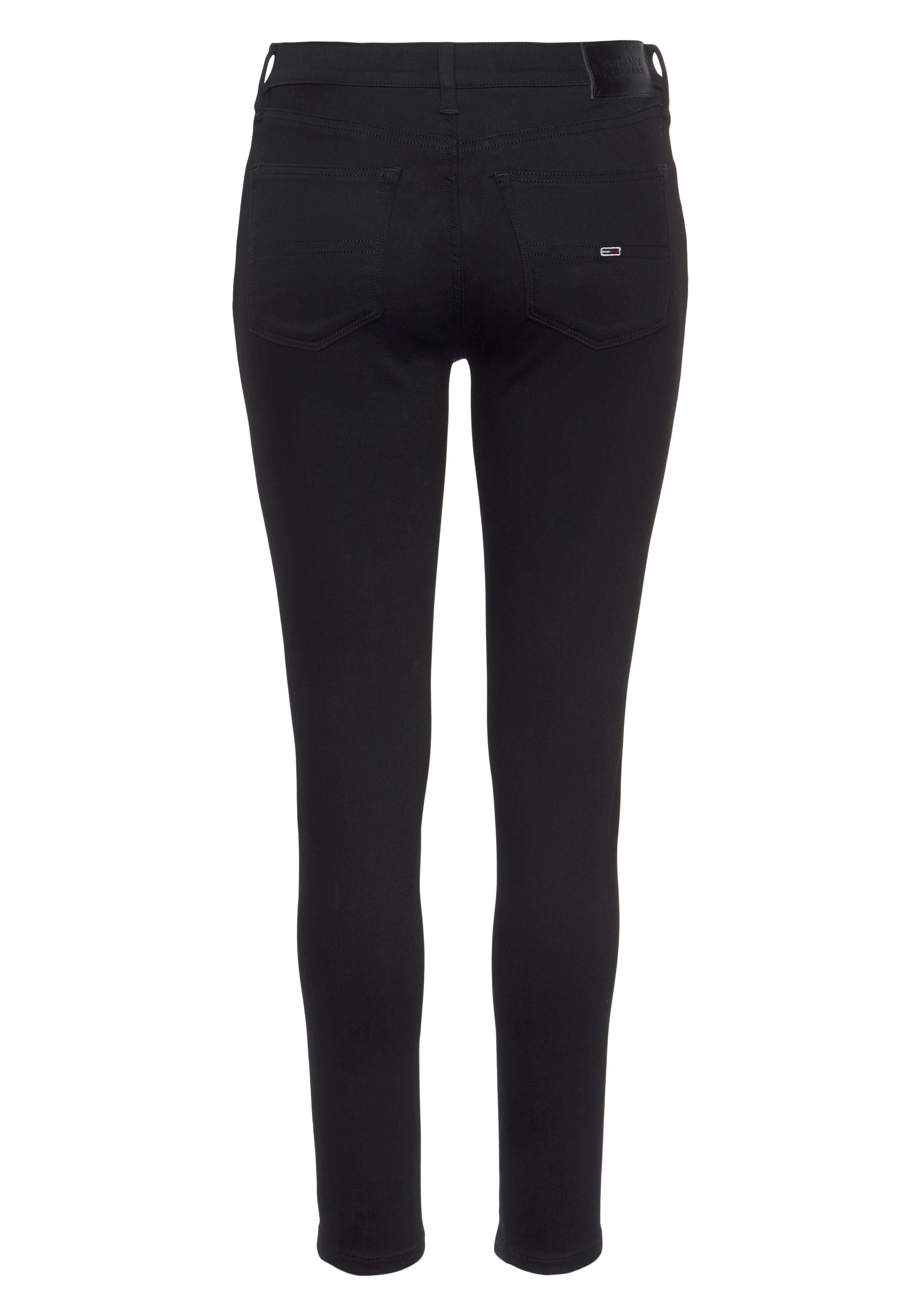 TOMMY JEANS Skinny fit jeans Nora Mid Rise Skinny Fit met tommy jeans-logobadge & borduursels