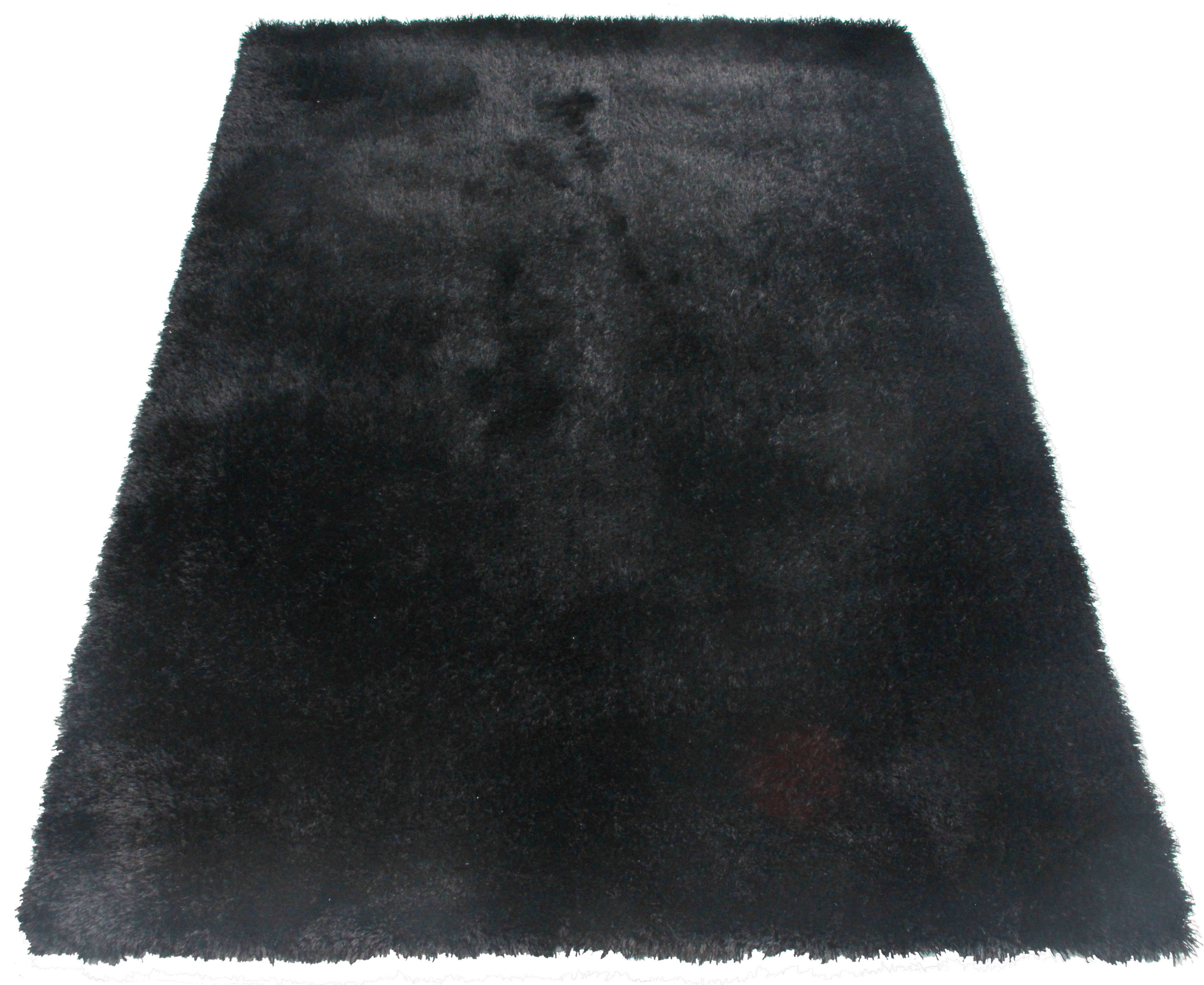 Leonique Hoogpolig vloerkleed Lagos Microvezel, extra zacht, uni, geschikt voor vloerverwarming