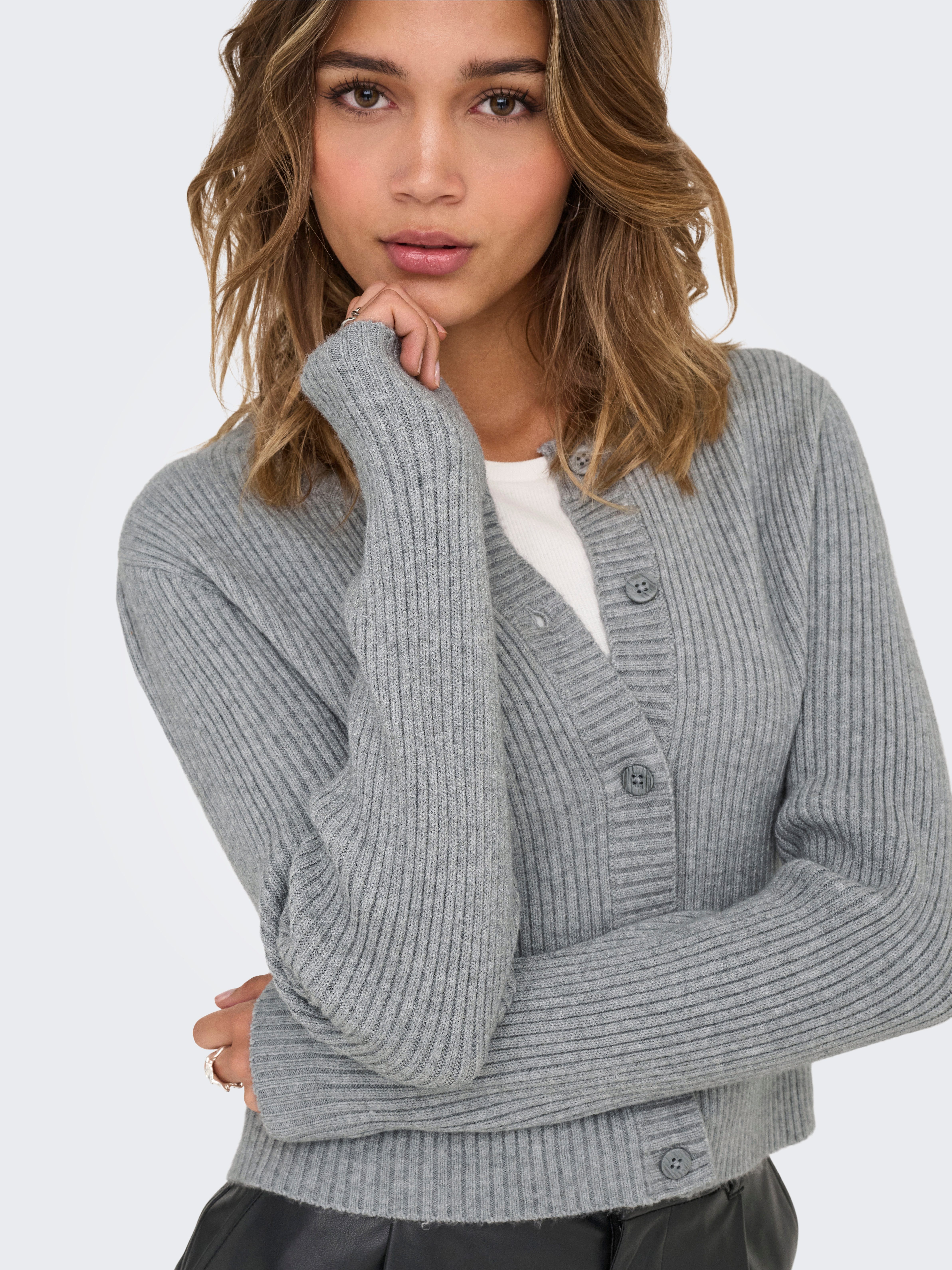 Only Vest ONLKATIA LS BUTTON CARDIGAN NCA KNT