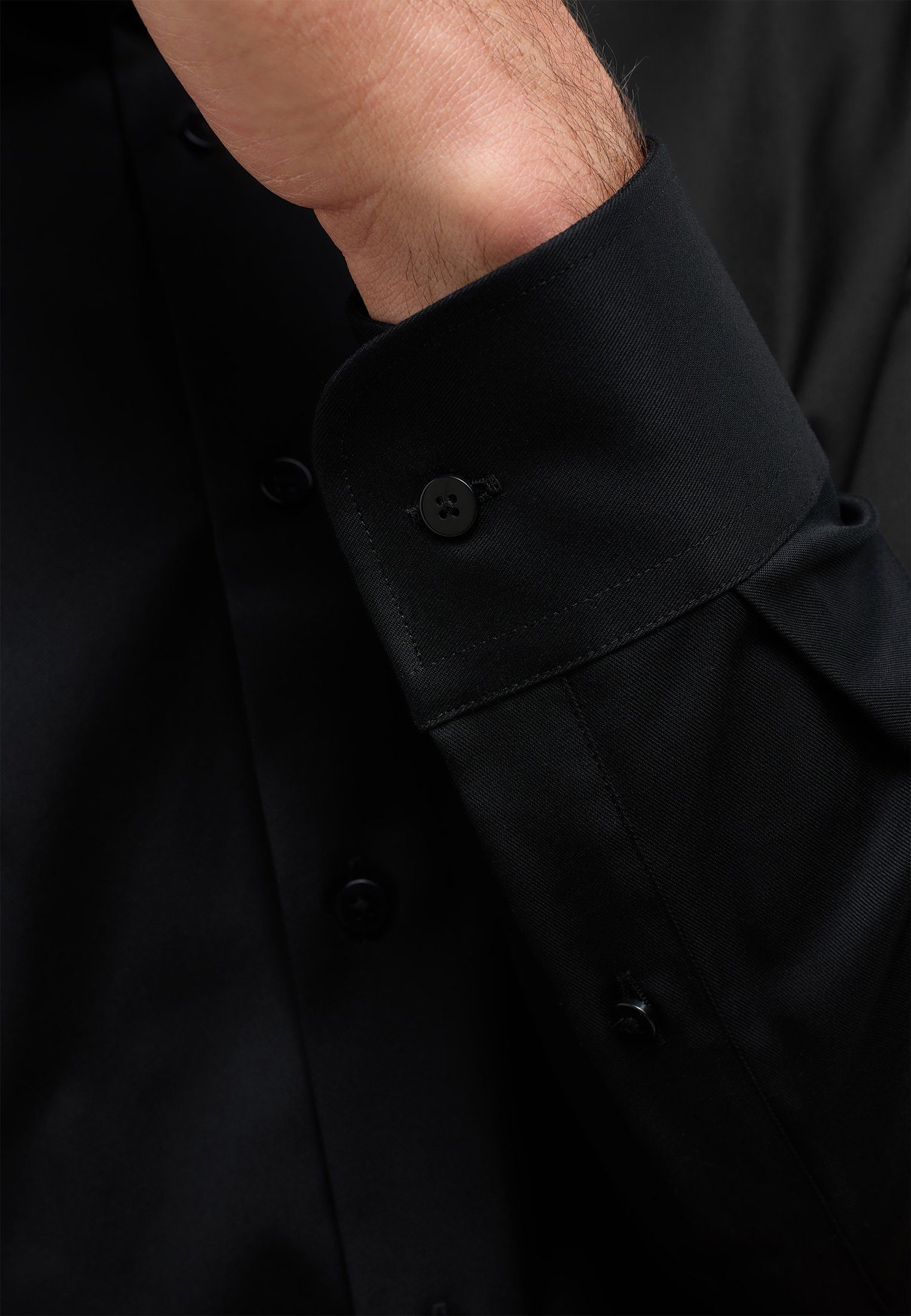 Eterna Overhemd met lange mouwen Slim fit NON IRON (strijkvrij)