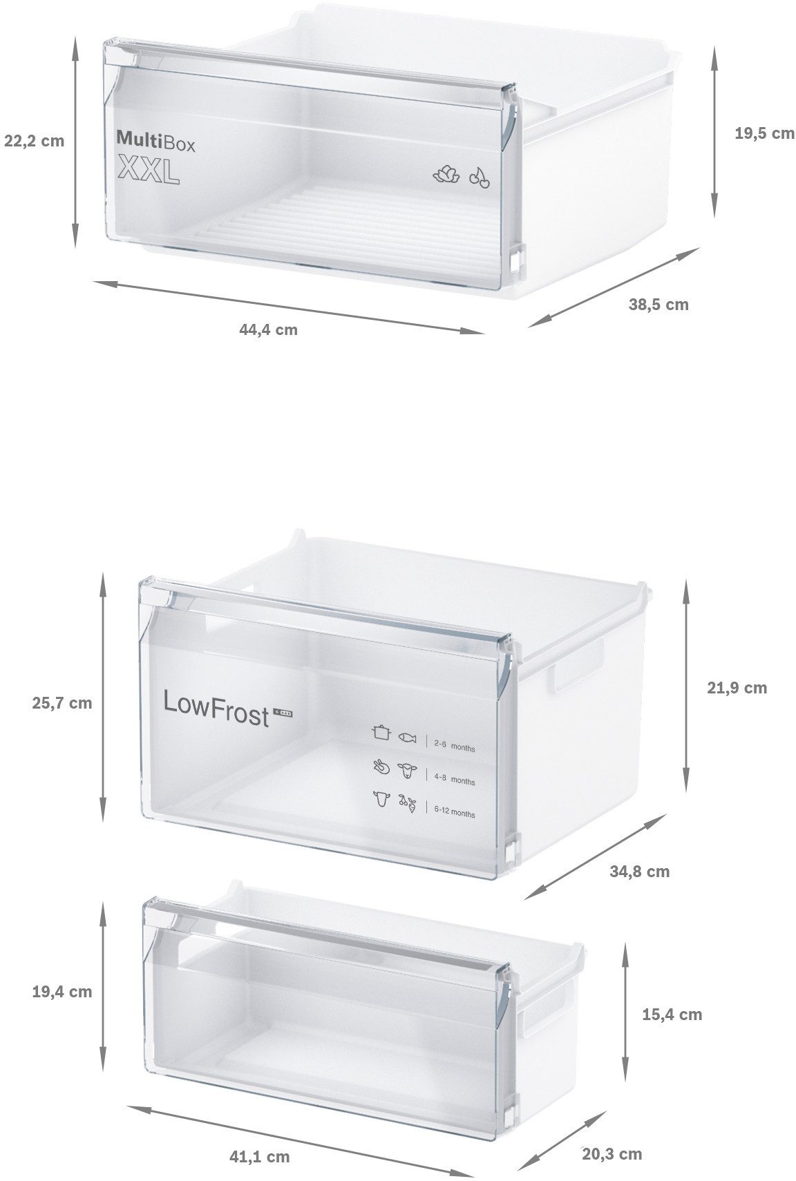 BOSCH Inbouw koel-vriescombinatie KIV87NSE0, 177,2 cm x 54,1 cm
