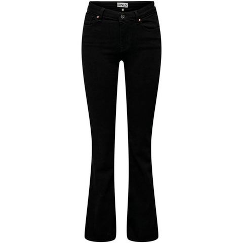 NU 20% KORTING: Only Bootcut jeans ONLPOWER MID PUSH UP SWEET FLARE DNM EXT