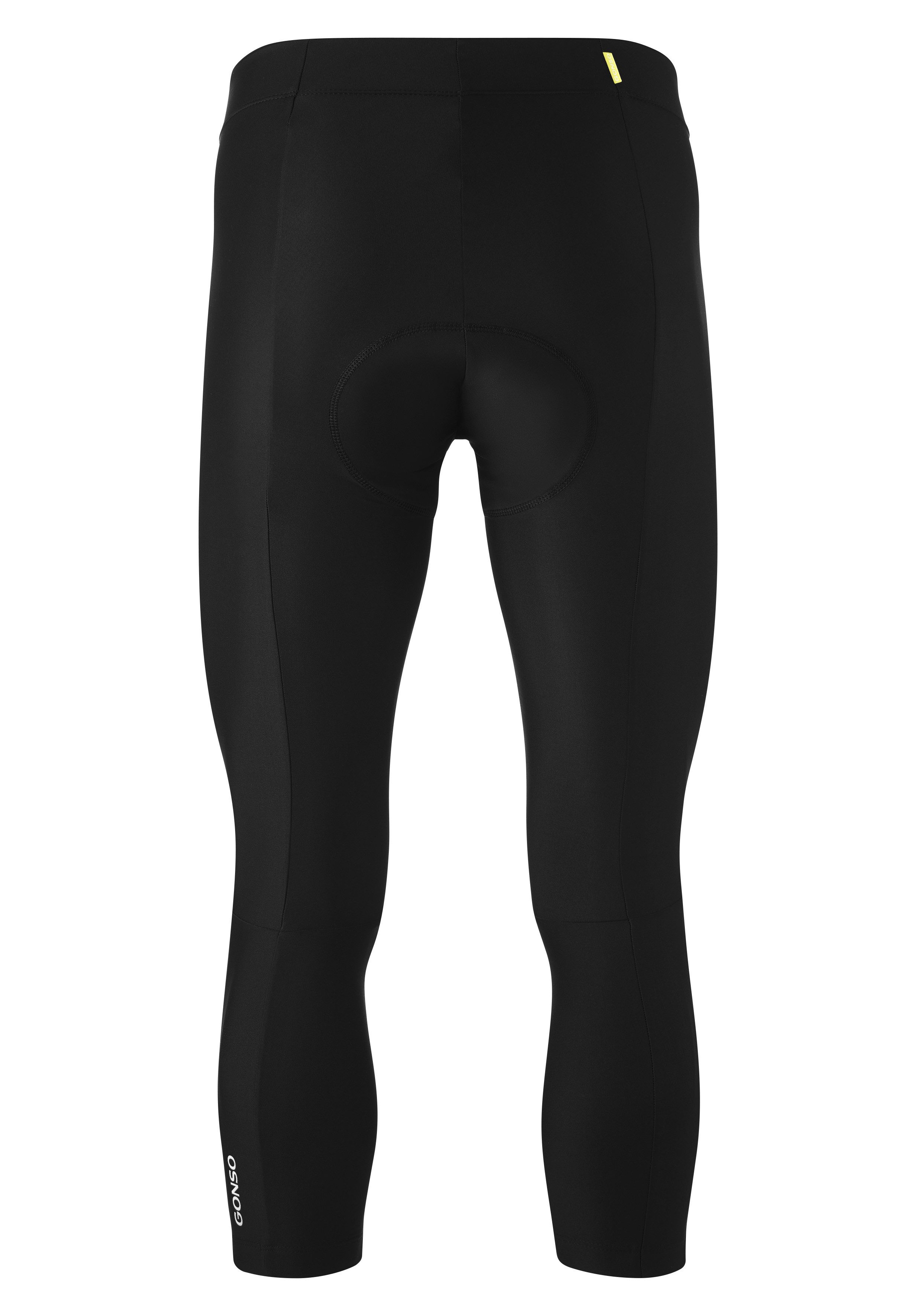 Gonso Fietsbroek Essential Tight 5/6 SC M Heren 3/4 fietspants met zitkussen, ademende fietspants tight fit