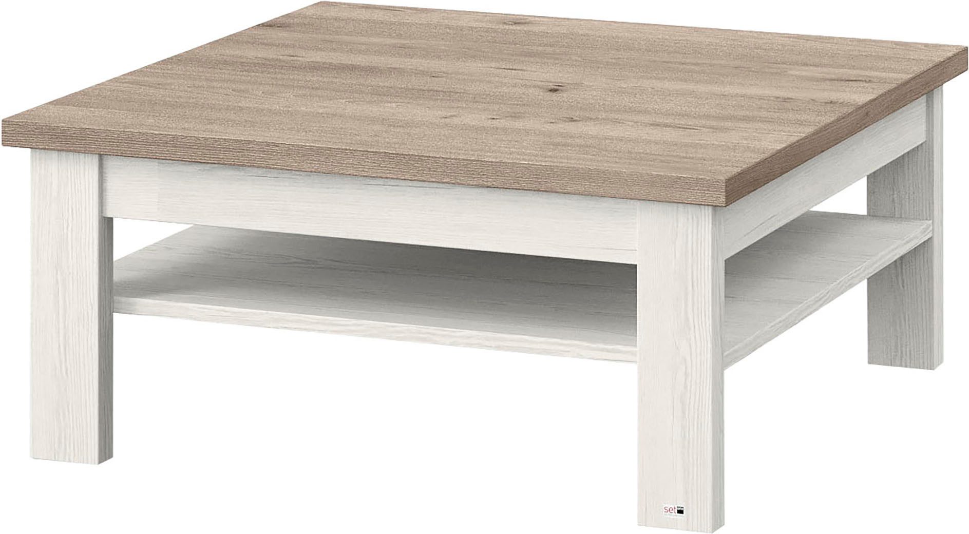 set one by Musterring Salontafel York Type 64 en 65, in 3 kleurvarianten, met plank, twee maten