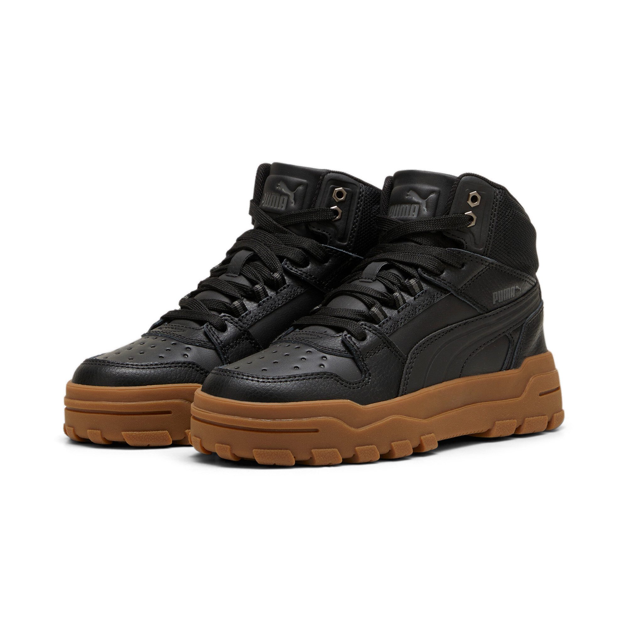 PUMA Winterlaarzen REBOUND ABRUPT JR Sneakers, veterschoenen, winterschoenen kinderen maat 37,5 EU zwart