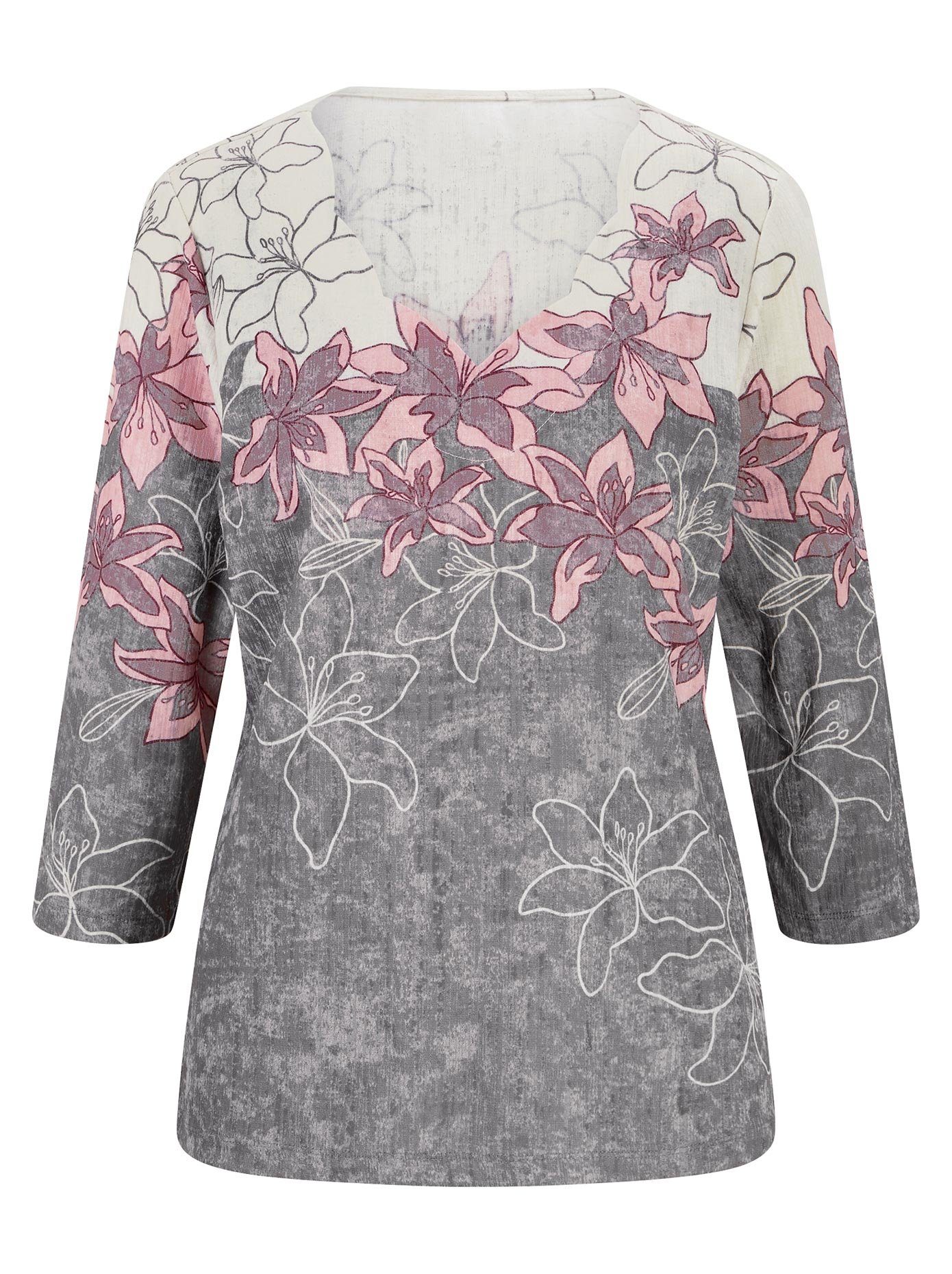 Lady Shirt met print Shirt (1-delig)