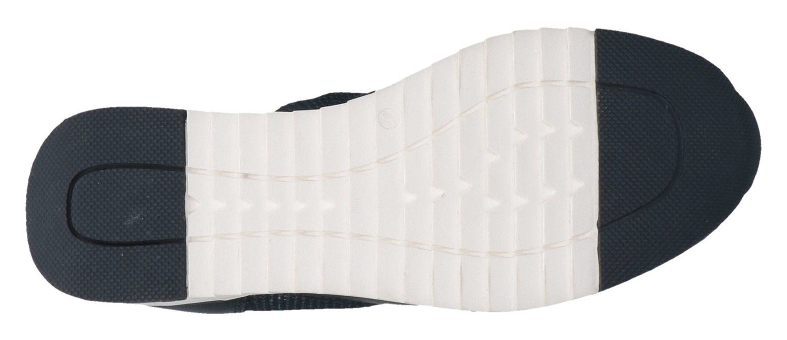 Caprice Instappers , slip-on sneaker, vrijetijdsschoen, instapschoen met decoratieve gesp