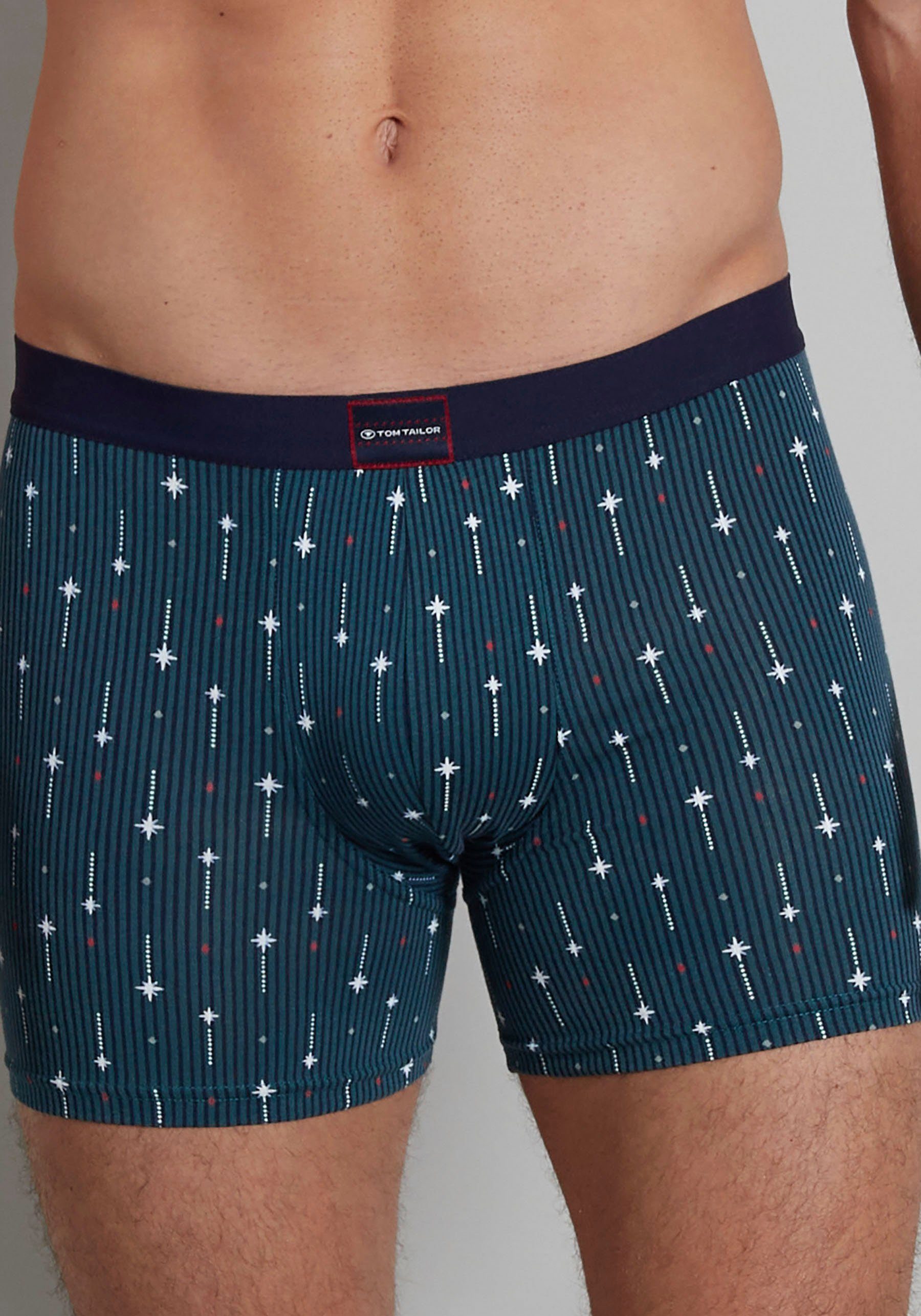 Tom Tailor Lange onderbroek met logoband (set, 2 stuks)