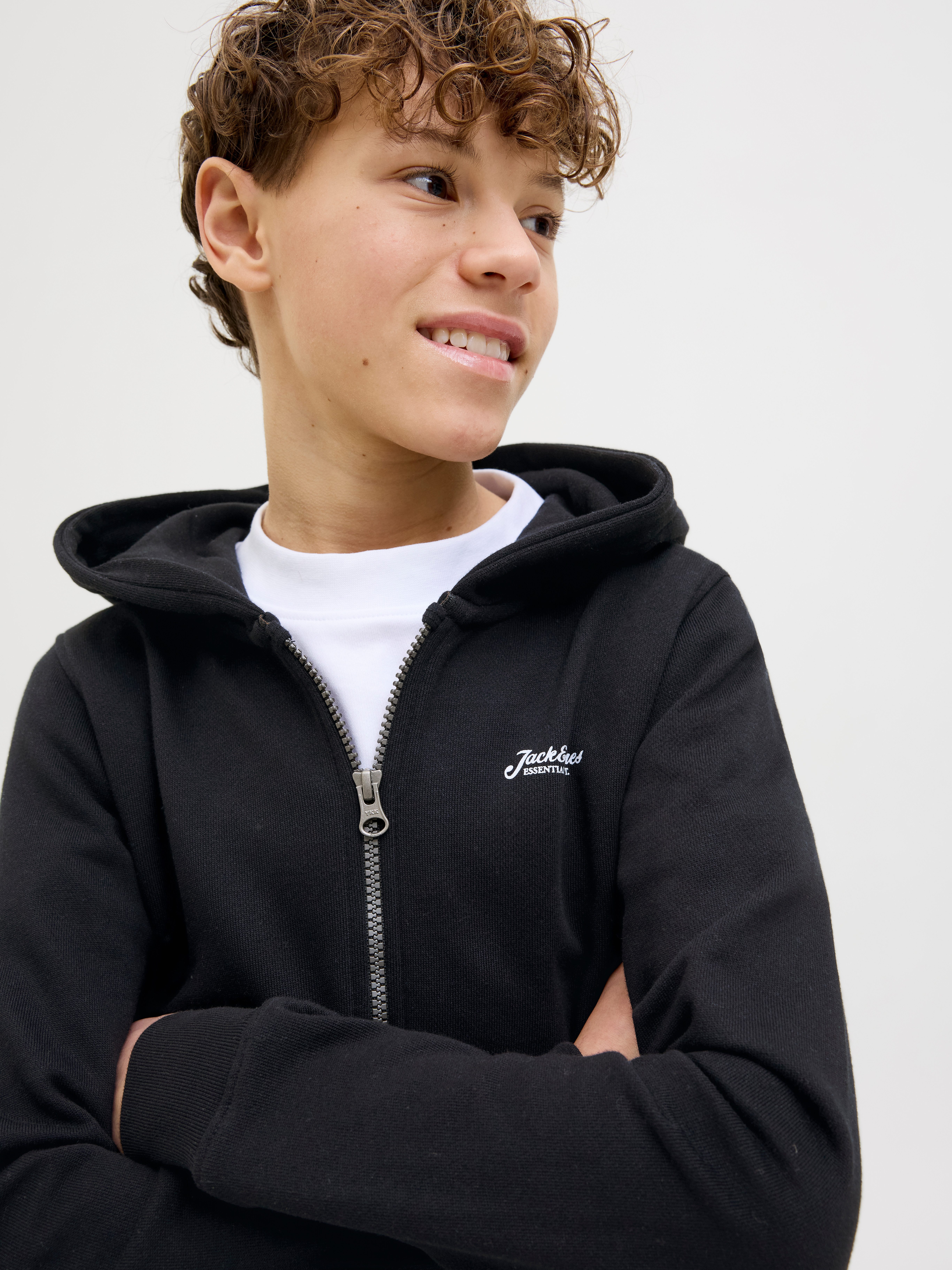 Jack & Jones Junior Hoodie JJBEAU SWEAT ZIP HOOD JNR