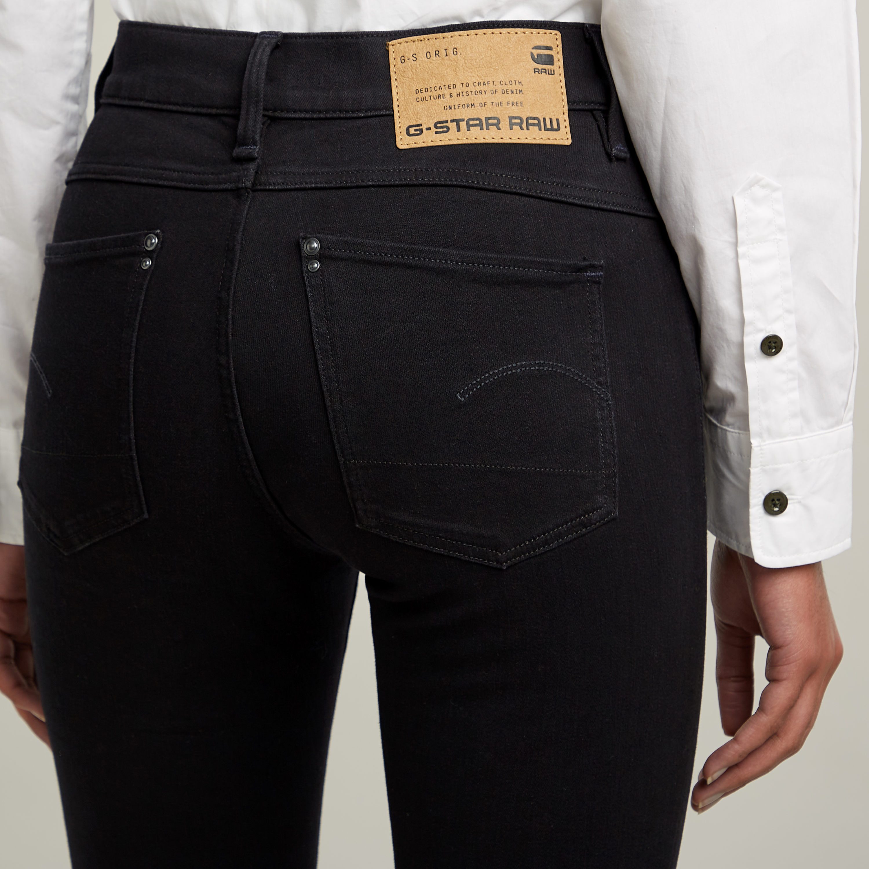 G-Star RAW Skinny fit jeans Lhana met wellnessfactor door het stretchaandeel
