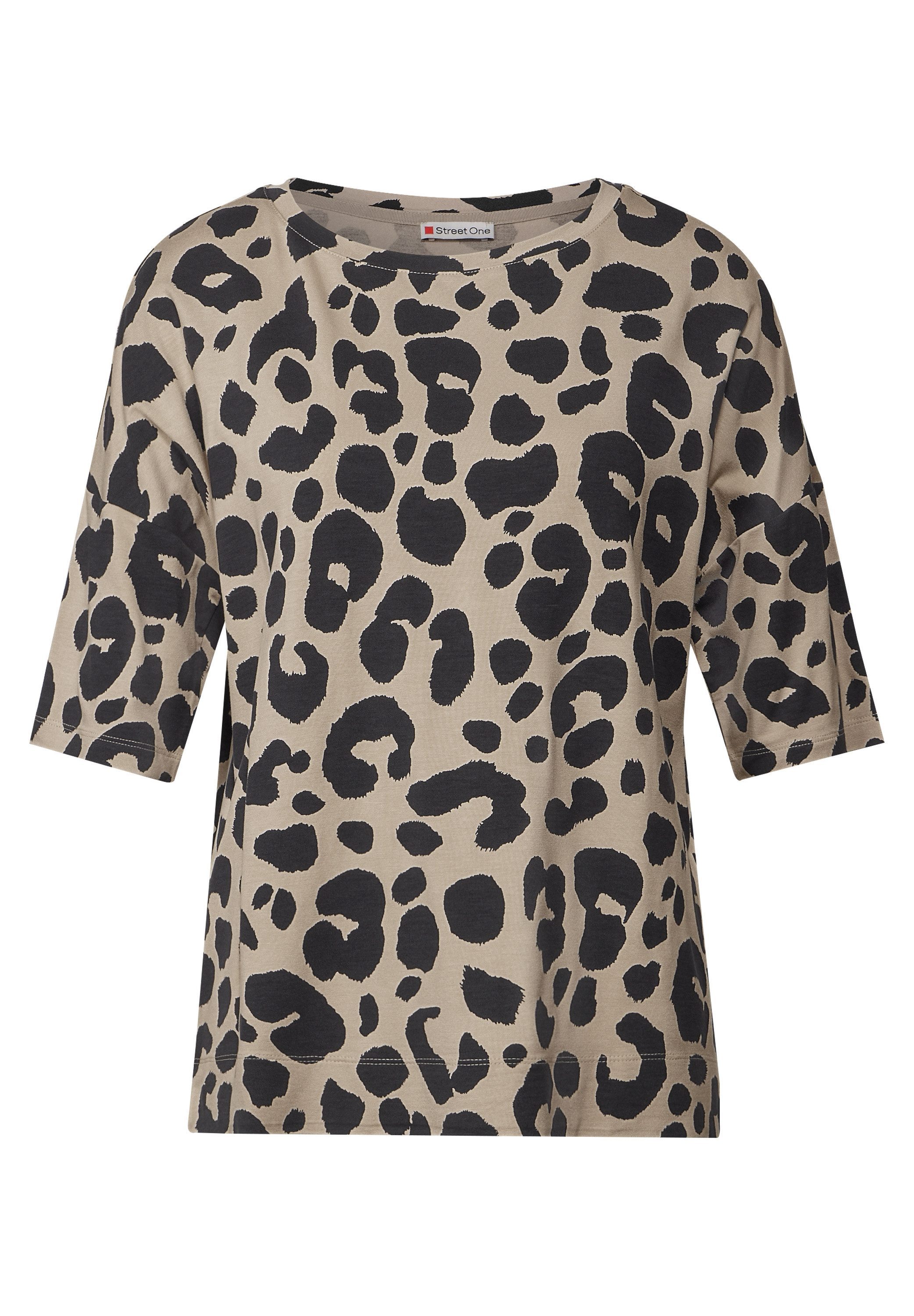 STREET ONE T-shirt NEW CRISTA in luipaard-look