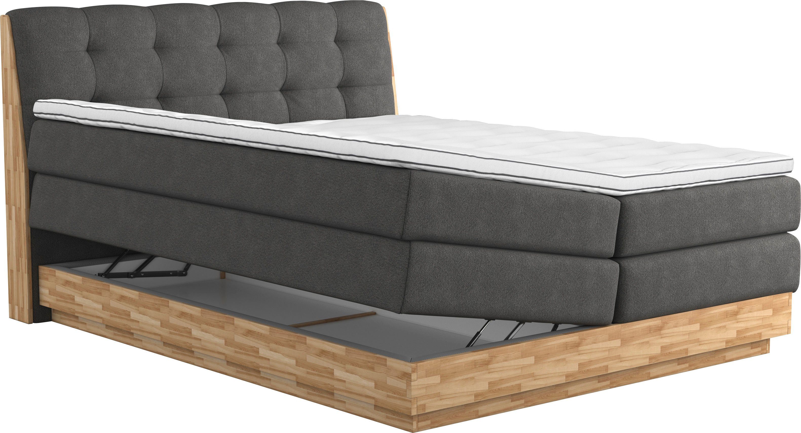 Home affaire Boxspring Naome Boxspring bed, inclusief matrastopper