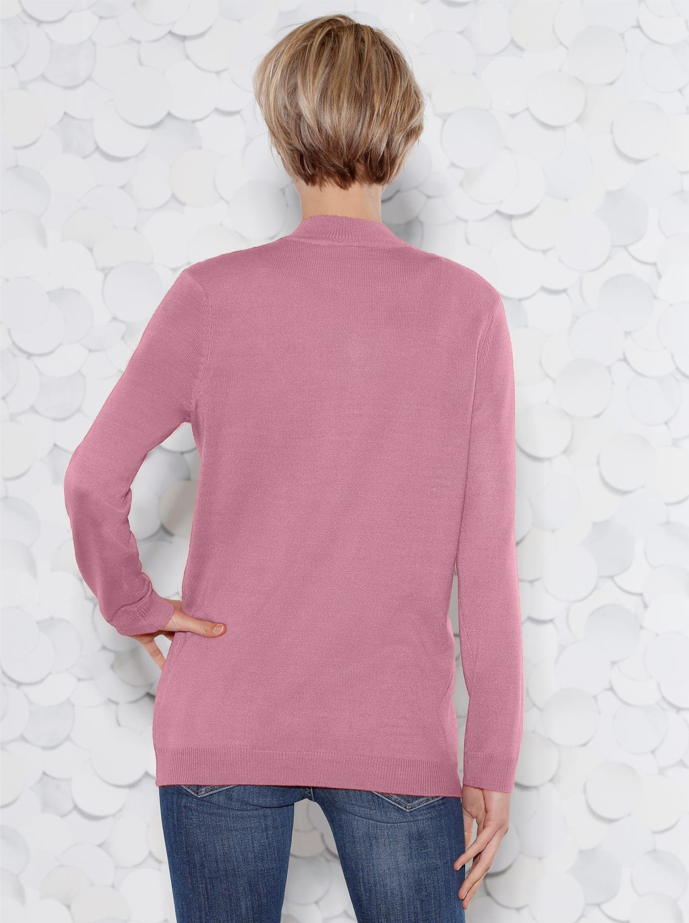 Classic Basics Trui met staande kraag Trui