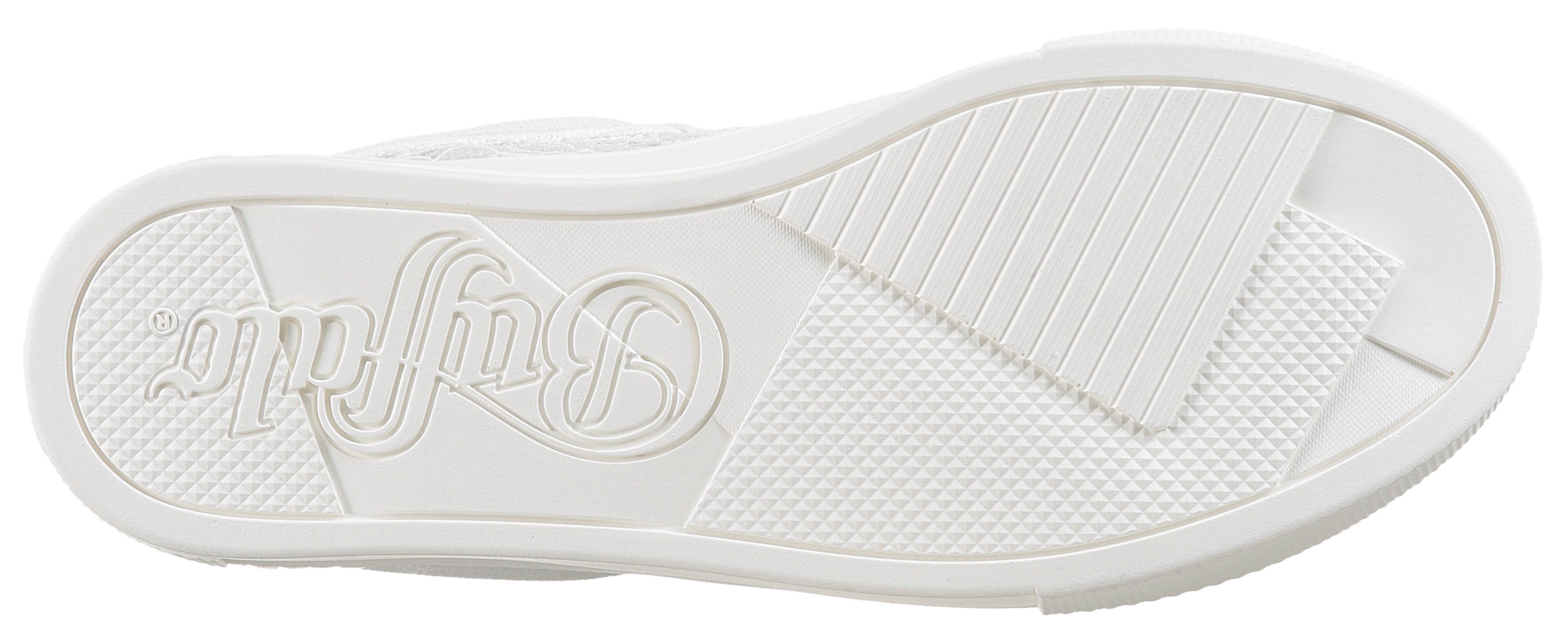 Buffalo Plateausneakers PAIRED BLOOM , veterschoen, lage schoen, vrijetijdsschoen met memoryfoam binnenzool