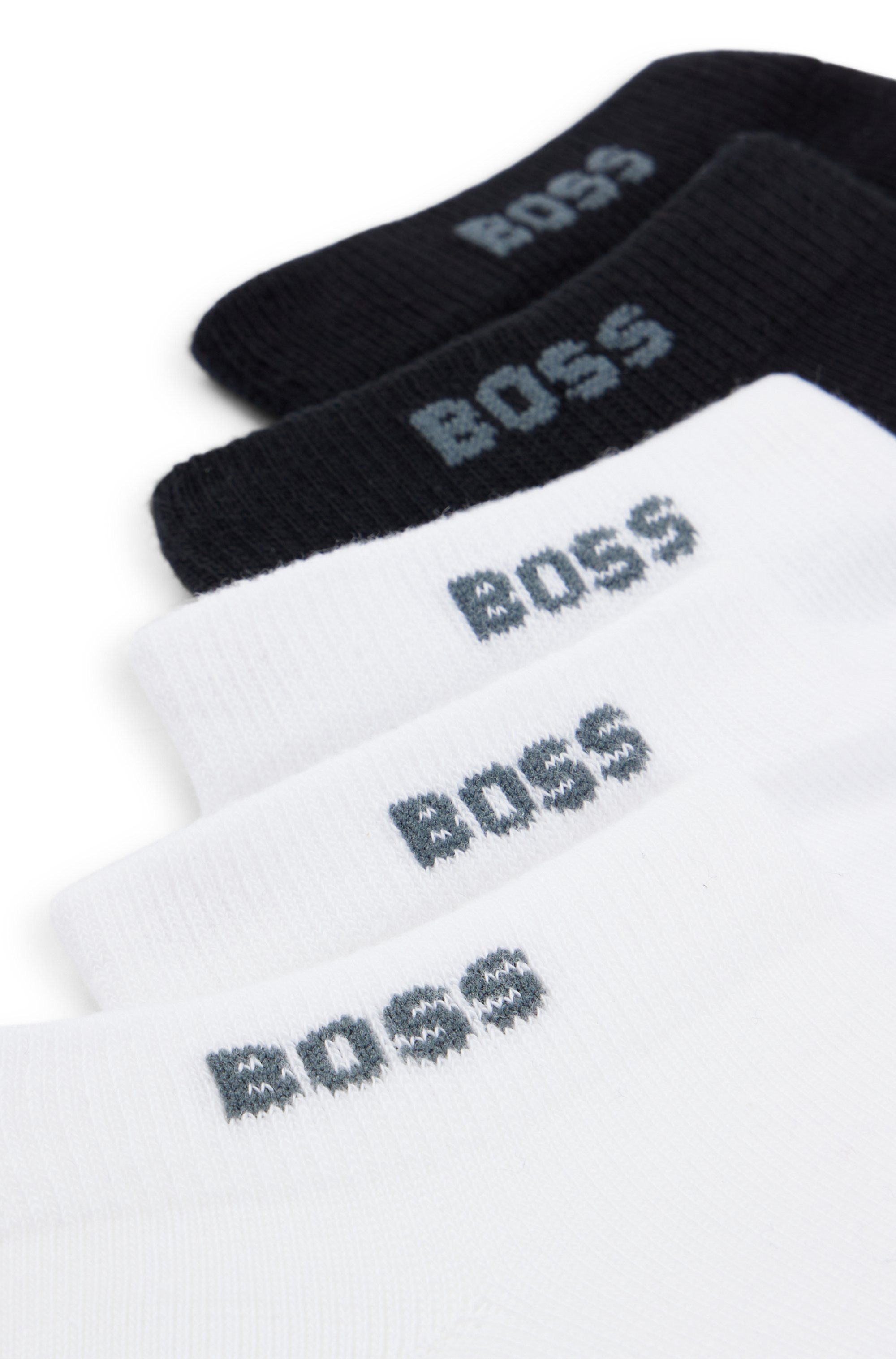 BOSS Sneakersokken 5P AS Uni Color CC (set, 5 paar, 5er)