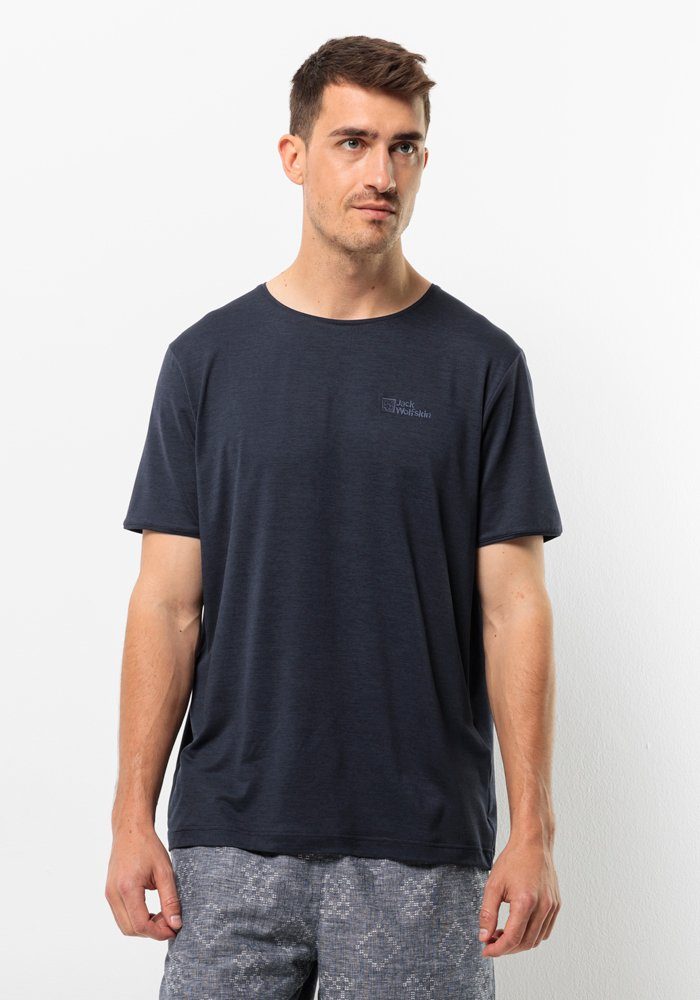Jack Wolfskin Travel T-Shirt Men Functioneel shirt Heren 3XL blue night blue
