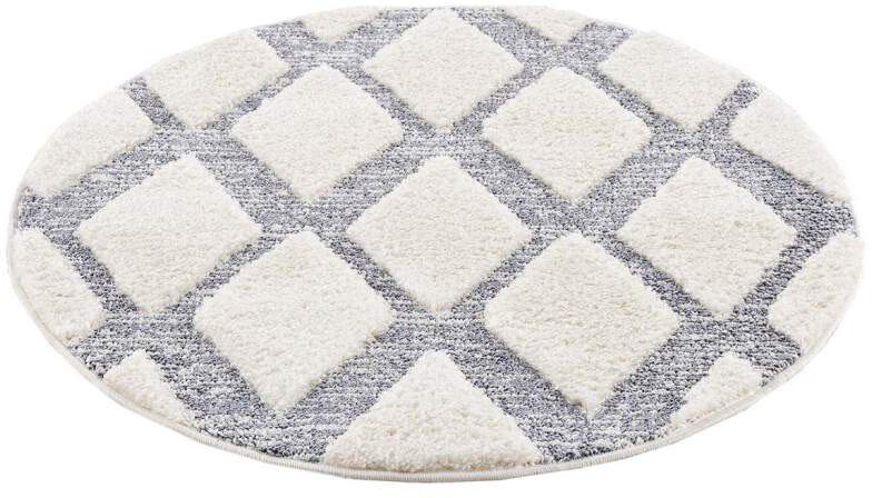 Carpet City Hoogpolig vloerkleed Focus 4497 Boho-tapijt, hoog-laag patroon / 3D-effect, voor woonkamer, slaapkamer