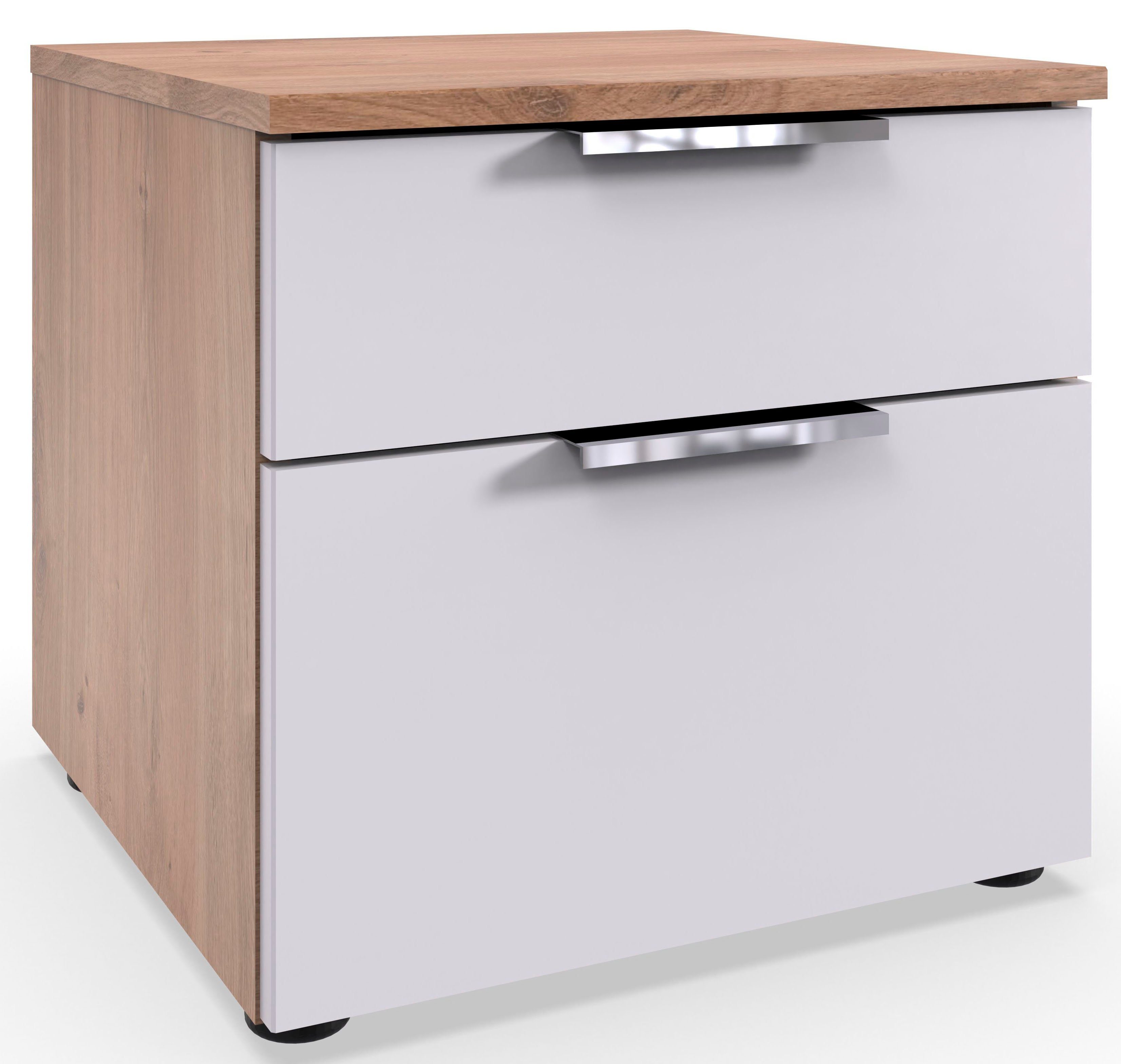 Wimex Nachtkastje Level by fresh to go 2 lades met soft-close functie, 41 cm breed, 39 cm hoog nachtkastjes