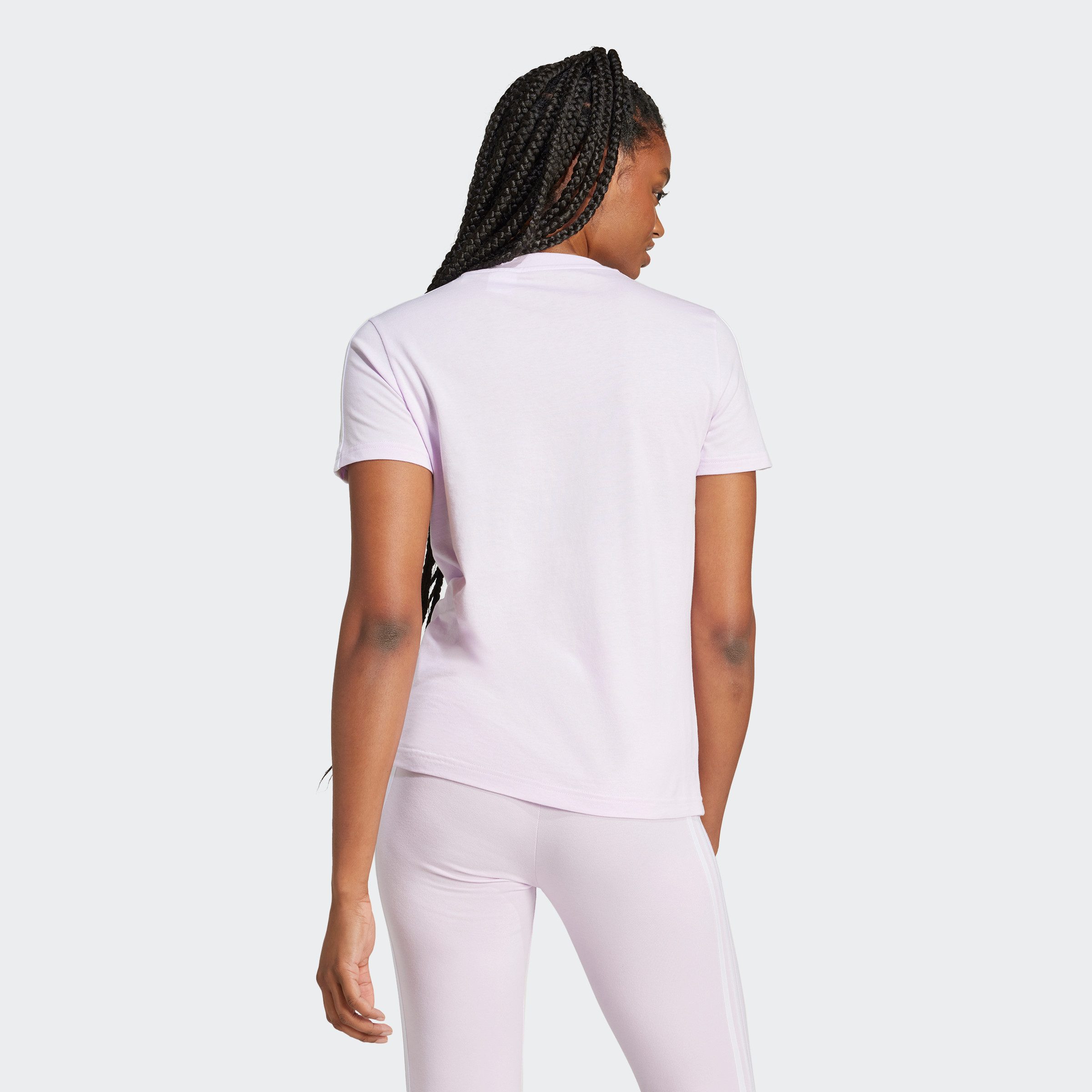 adidas Sportswear T-shirt LOUNGEWEAR ESSENTIALS SLIM 3-STRIPES