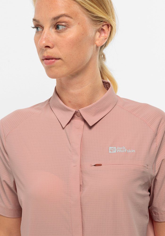 Jack Wolfskin Blouse met korte mouwen VANDRA S/S SHIRT W