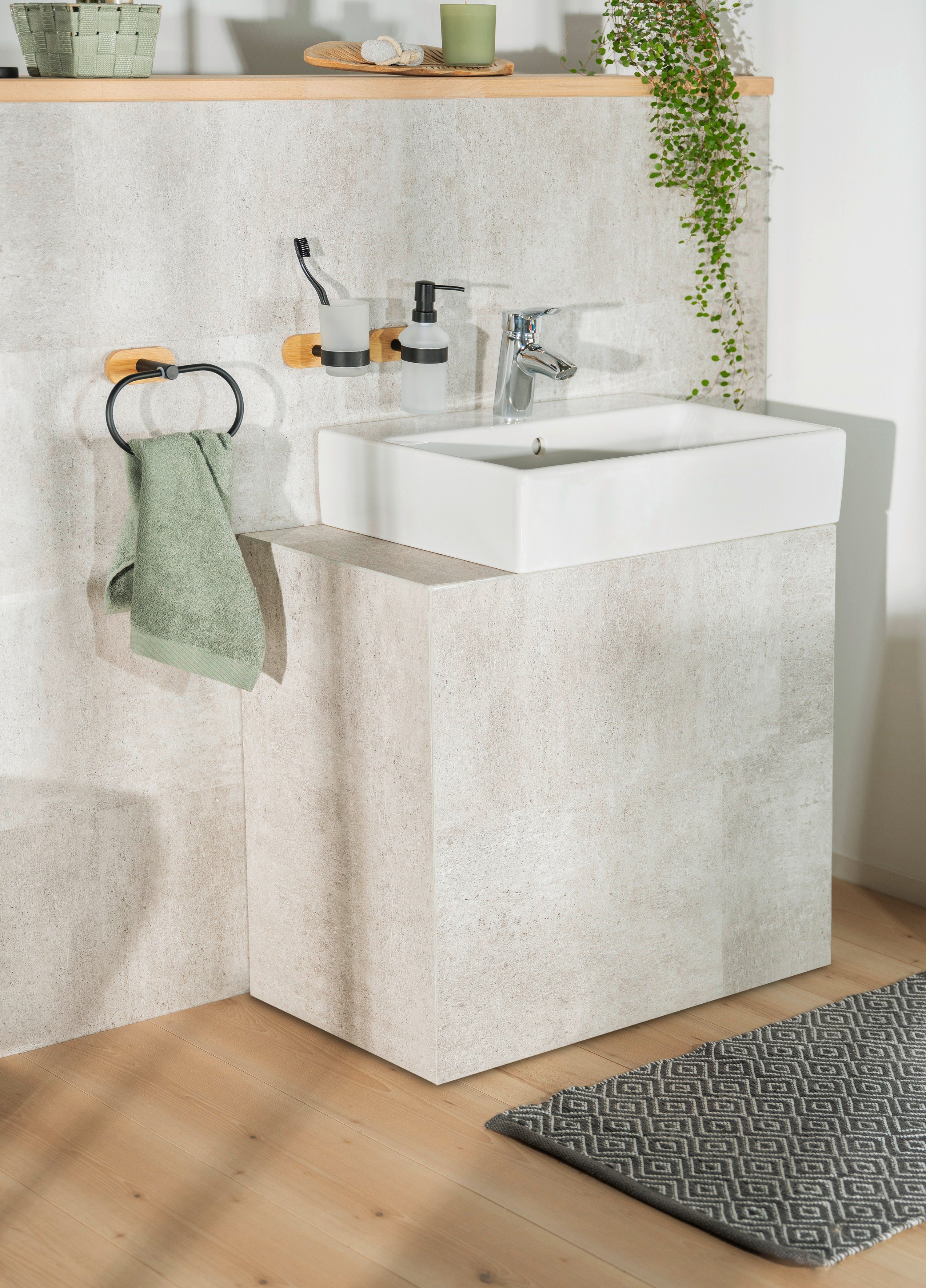 WENKO Handdoekring Turbo-Loc® Orea bevestigen zonder boren