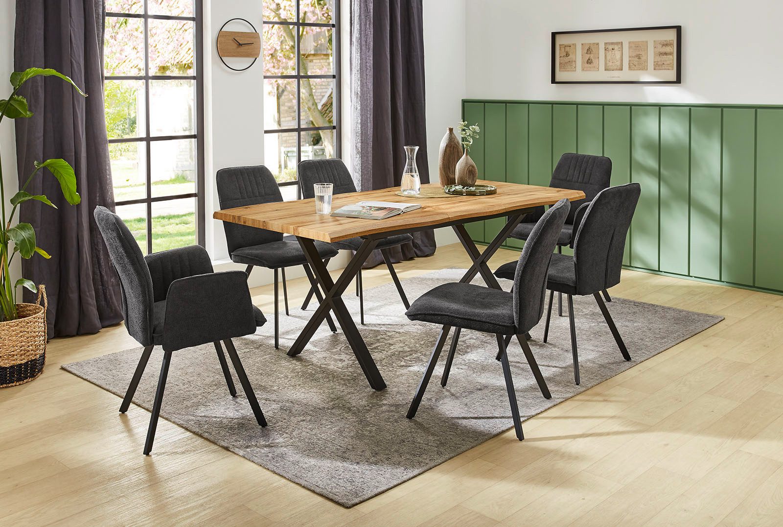 Jockenhöfer Gruppe Stoel met 4 poten Kelly AL (set, 4 stuks)