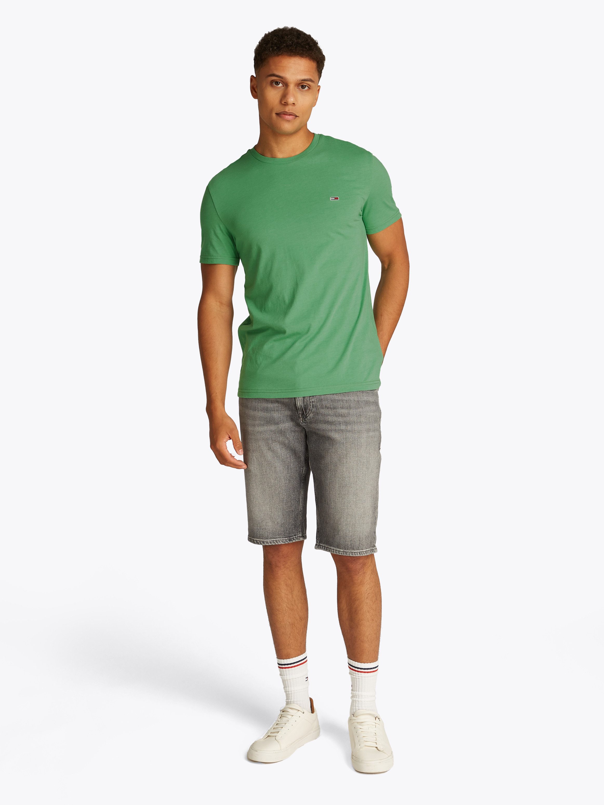 TOMMY JEANS T-shirt TJM XSLIM JASPE HTR TEE EXT
