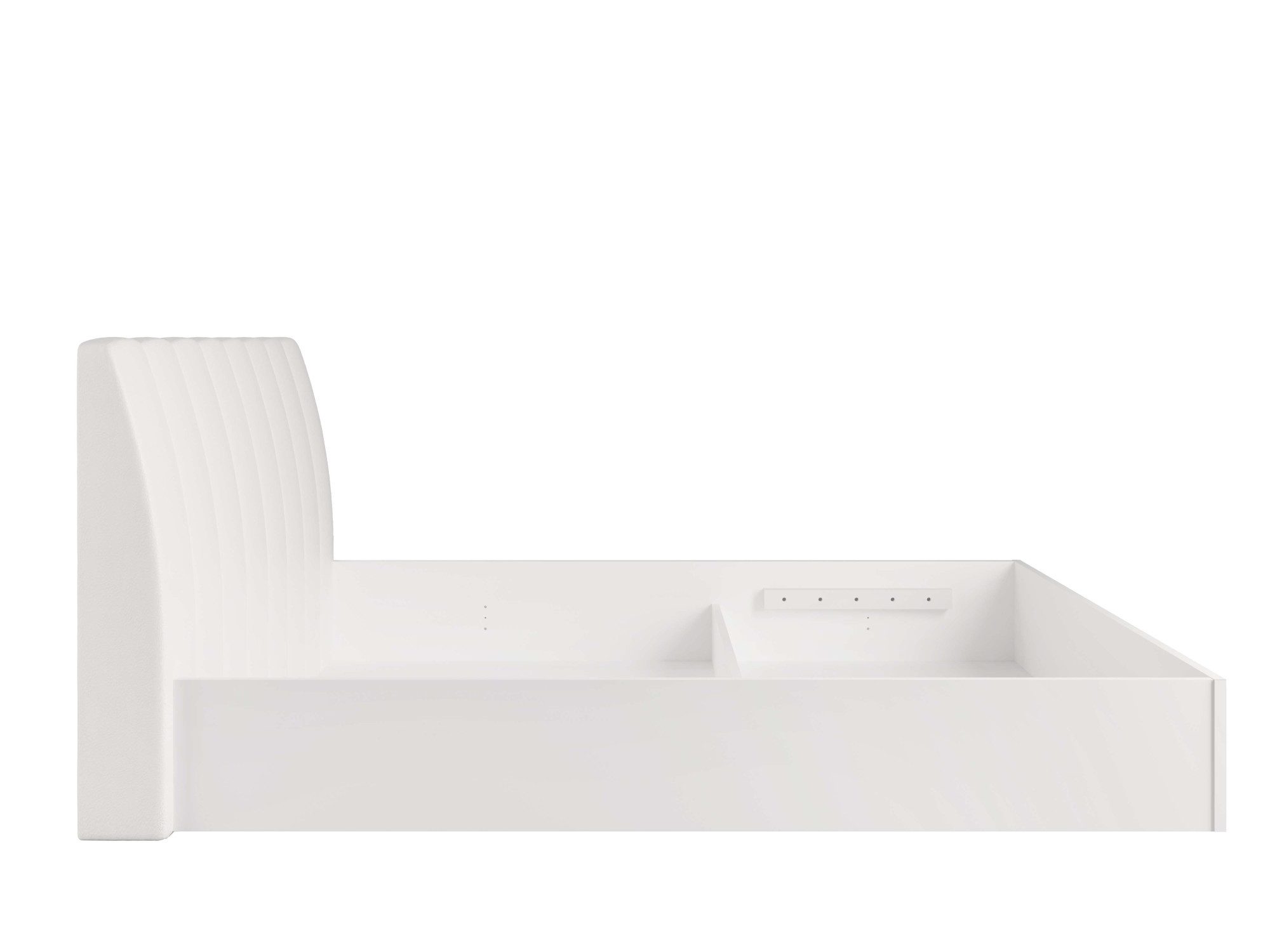 INOSIGN Bed Malissa met gevoerd hoofdeinde zonder opbergruimte Bedframe, slaapoppervlak 180x200 cm, BxDxH 186,6 x 206,4 x 100 cm
