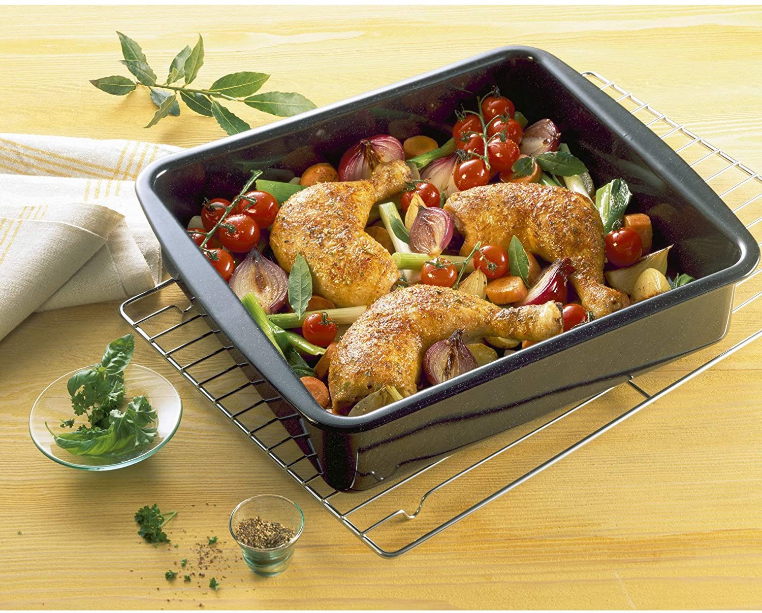 Kaiser Backformen Ovenschaal Inspiration snijvast en warmtegeleid, made in germany (1 stuk)