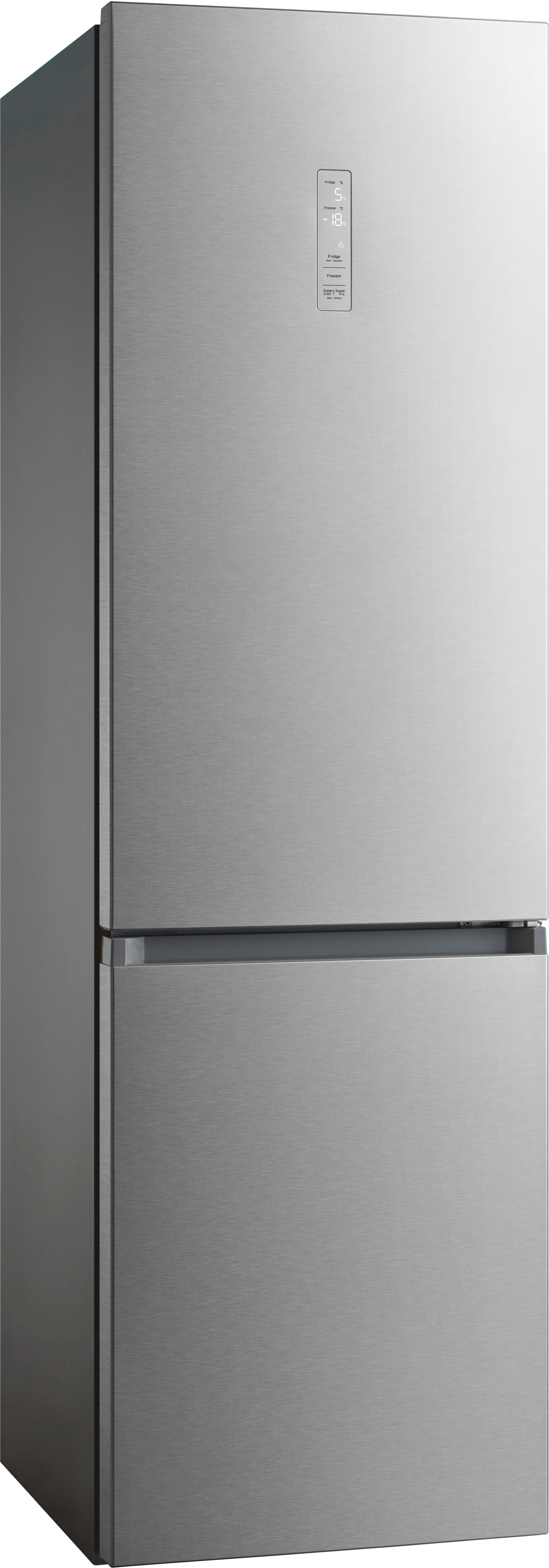 Hanseatic Koel-vriescombinatie HKGK20060ANFI NoFrost, automatische ontdooiing, QuickFreeze, vakantiemodus, display