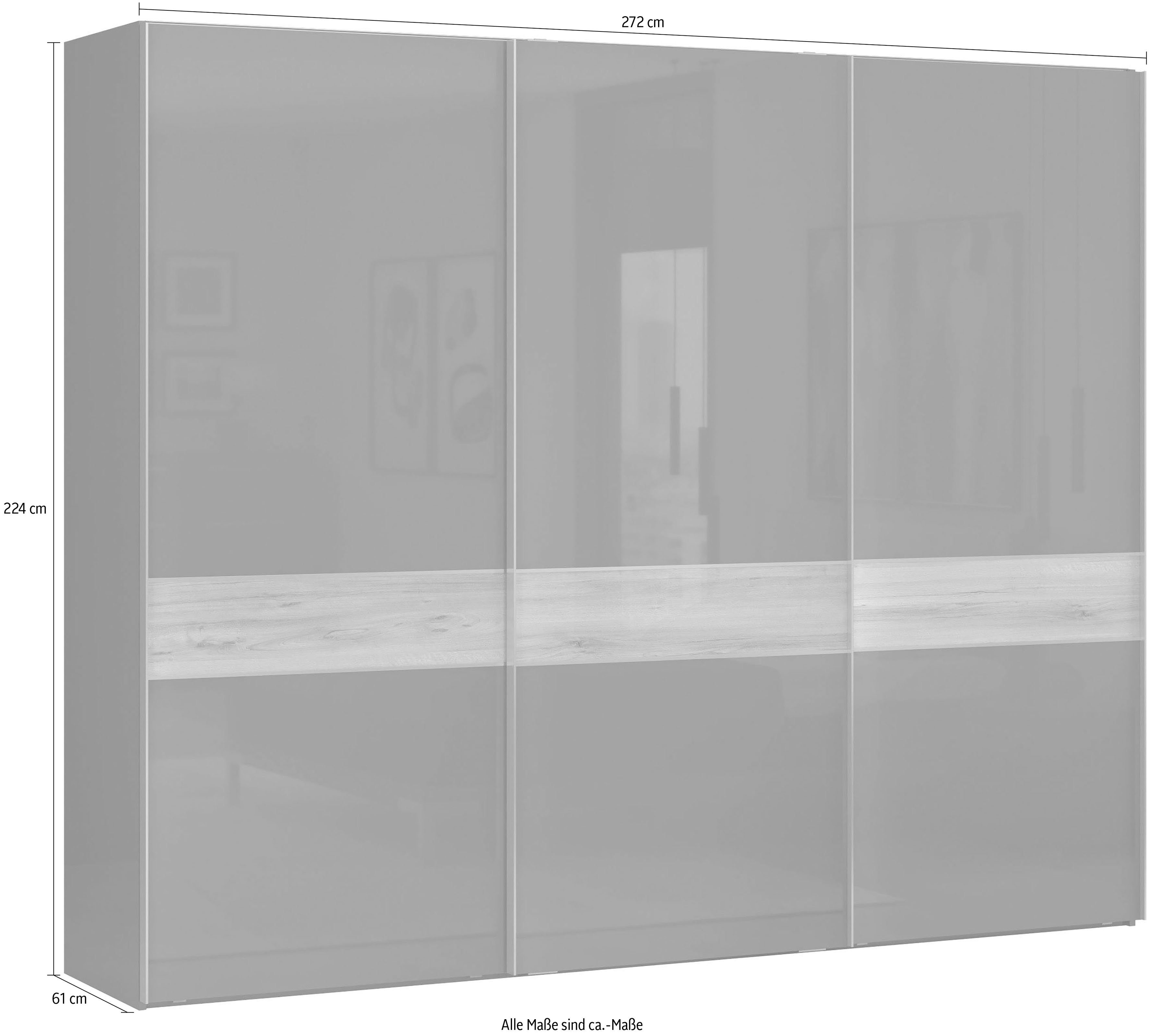 Places of Style Zweefdeurkast Onyx UV gelakt voor duurzame oppervlakken, soft-closefunctie