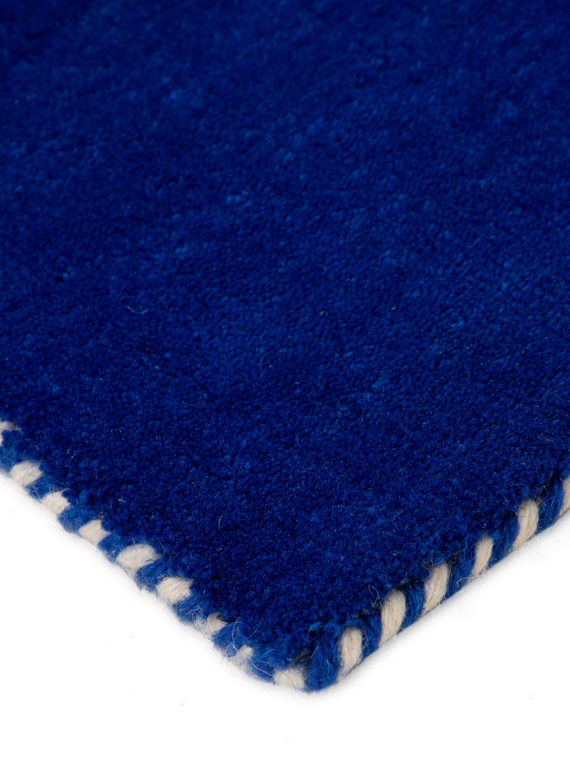 carpetfine Wollen kleed Gabbeh Lola Uni met natuurlijk plantaardig materiaal handgeweven, ook in rond