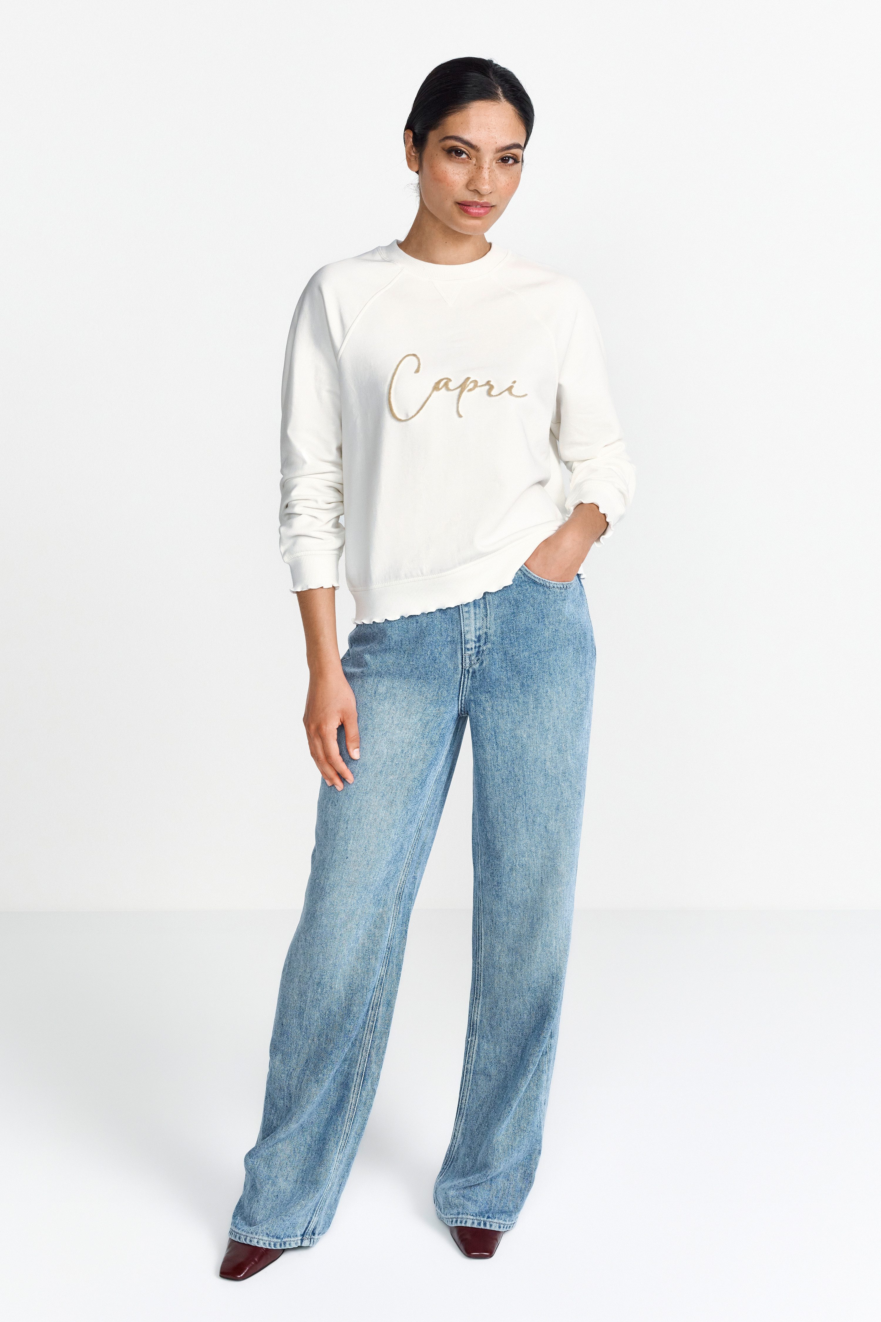 Rich & Royal Sweater Met raglanmouwen