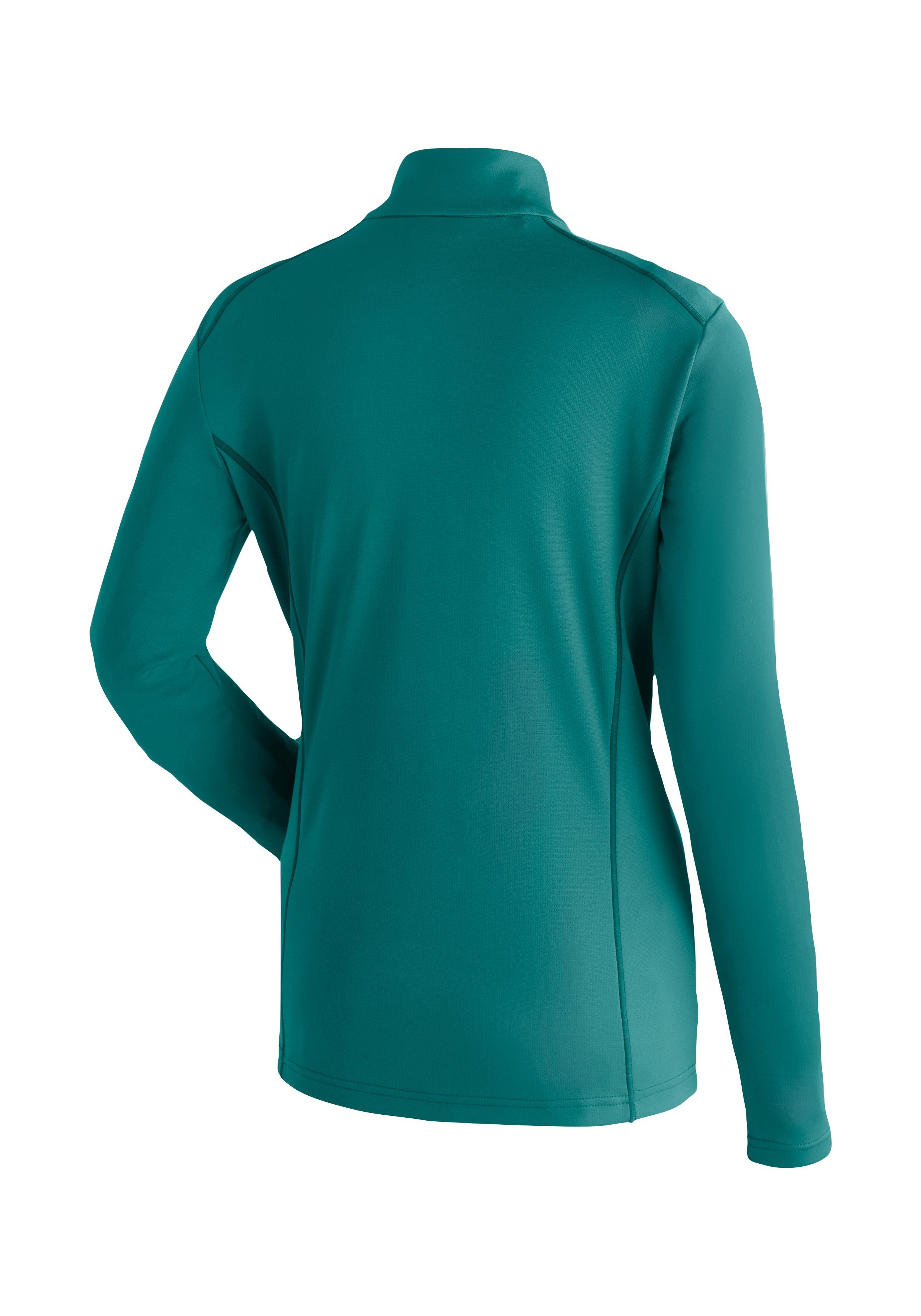 Maier Sports Fleecetrui Jenna Rec Dames midlayer, elastisch en onderhoudsvriendelijk half-zip fleece