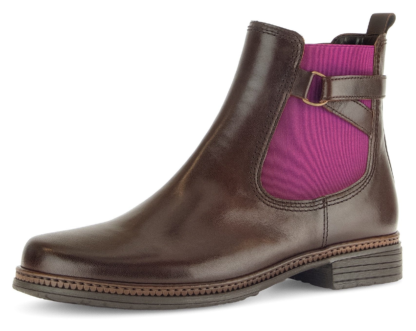 NU 10% KORTING: Gabor Chelsea-boots blockhak, enkellaarsje, businessmode met stretch inzet