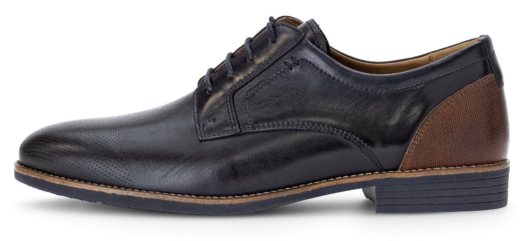 Pius Gabor Veterschoenen , blokhak, feest schoen, business schoen g-breedte (=breed)